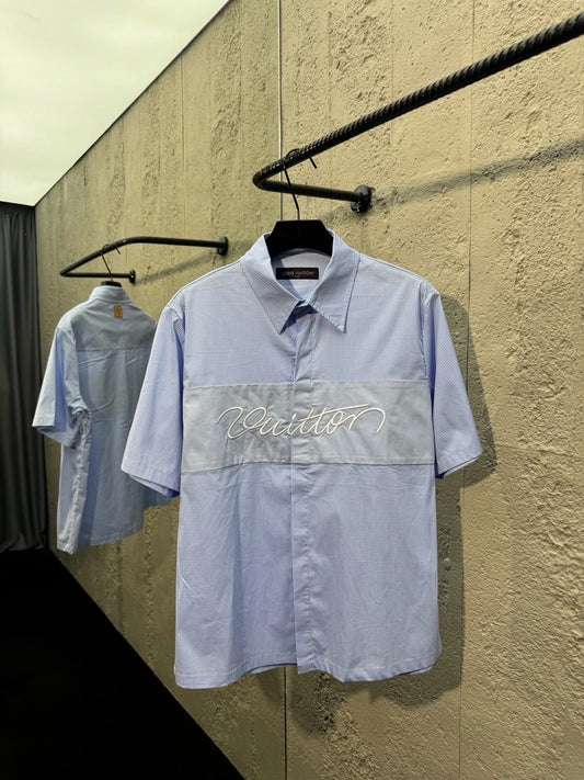 Sky-Blue Shirt - FashionHype.xyz