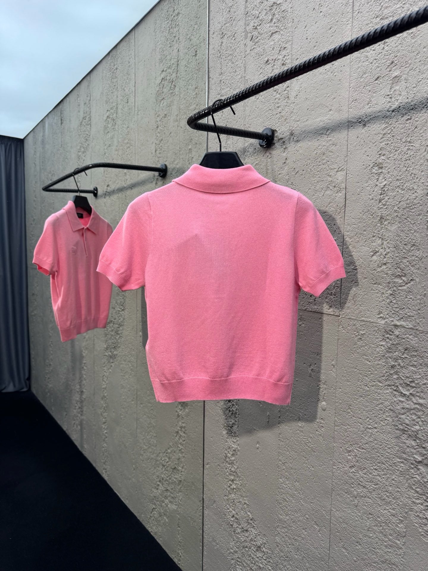 Pink and Red Polo