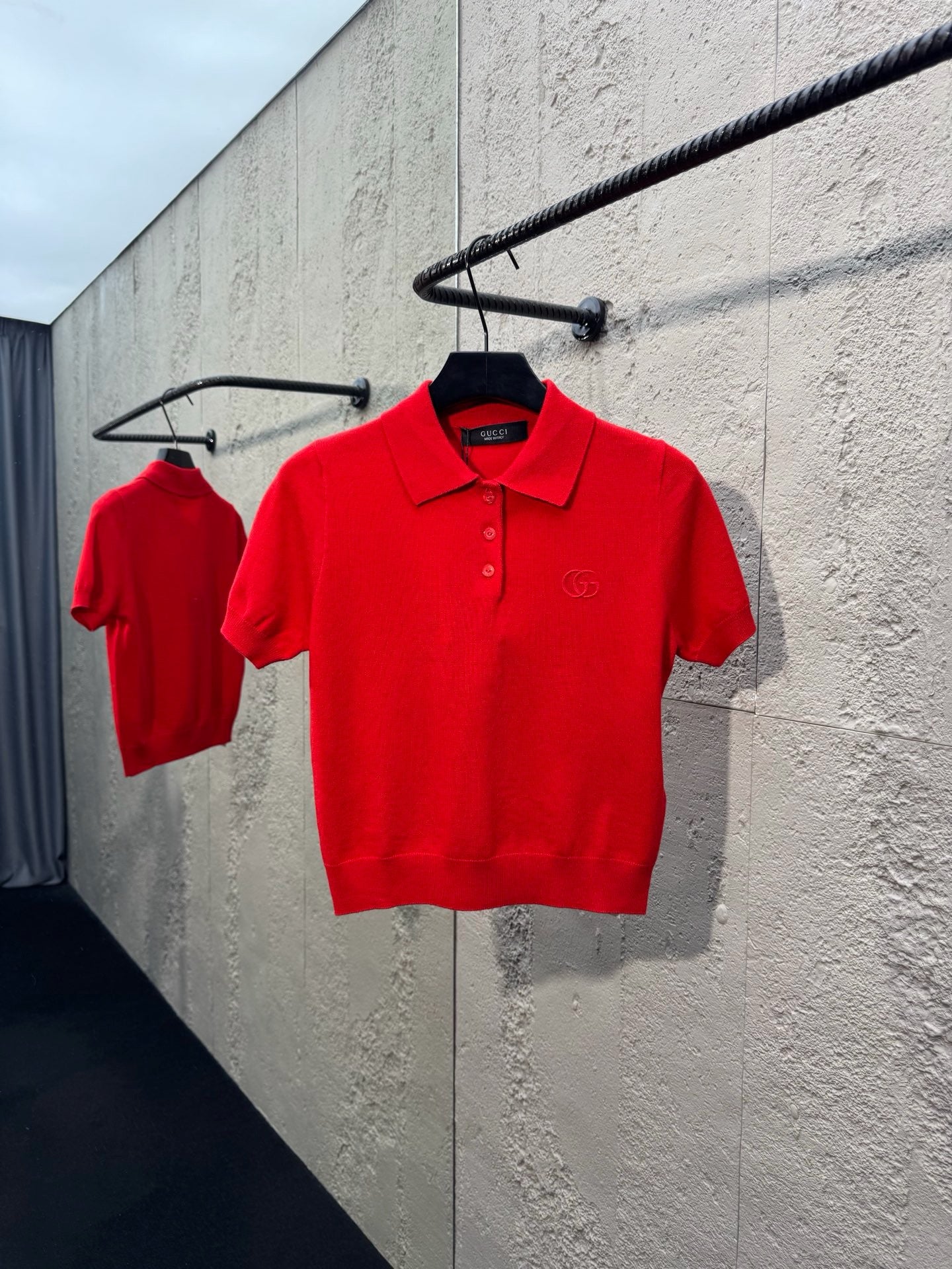 Pink and Red Polo