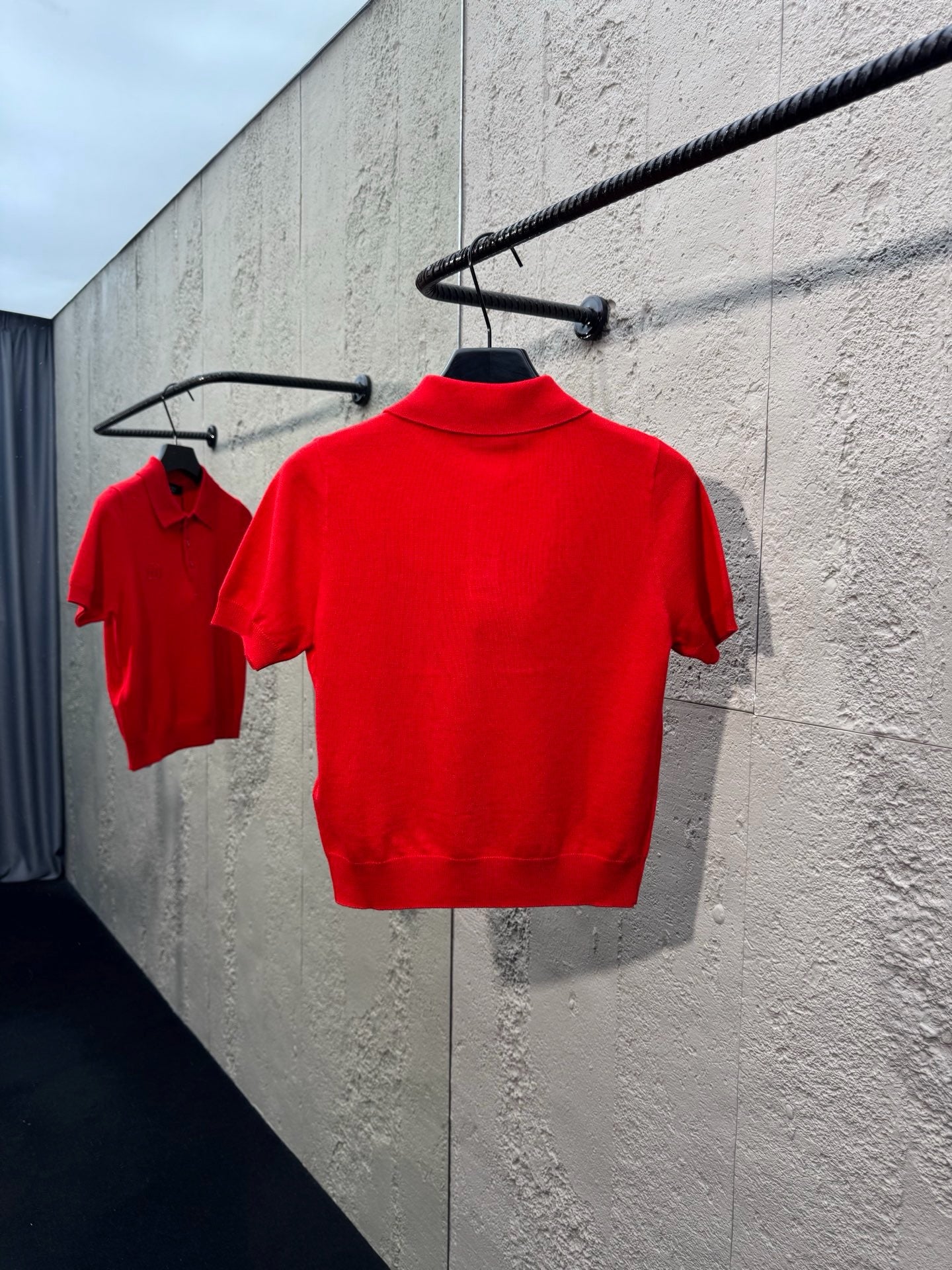 Pink and Red Polo
