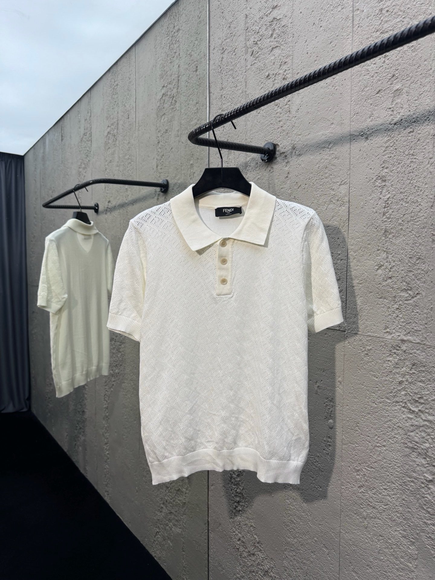 White and Blue Polo