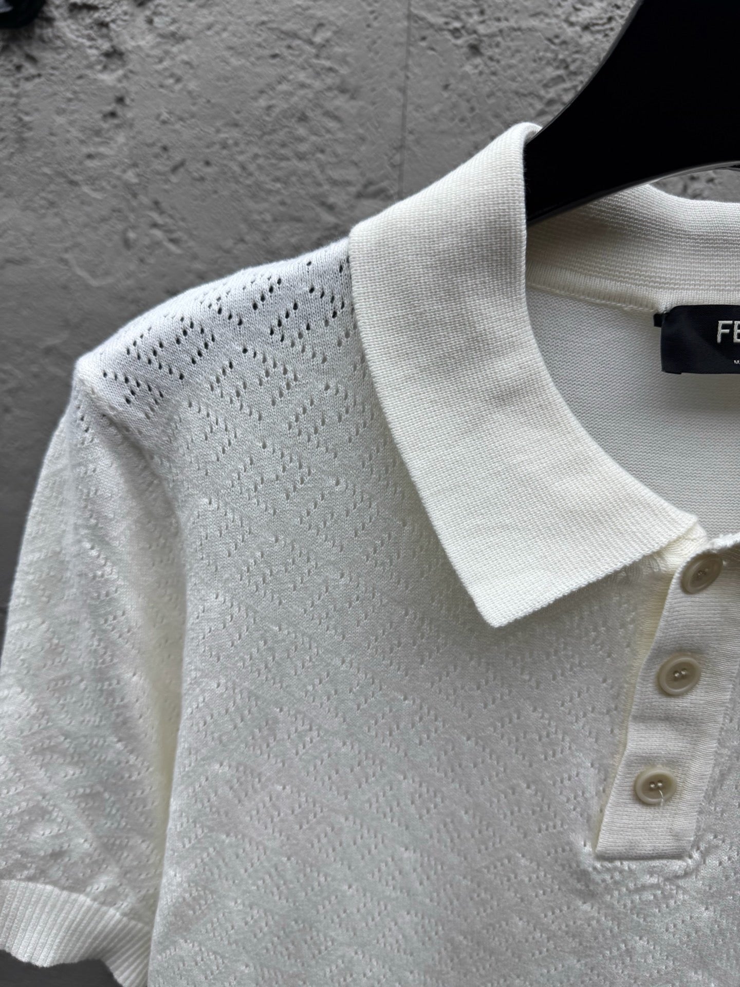 White and Blue Polo