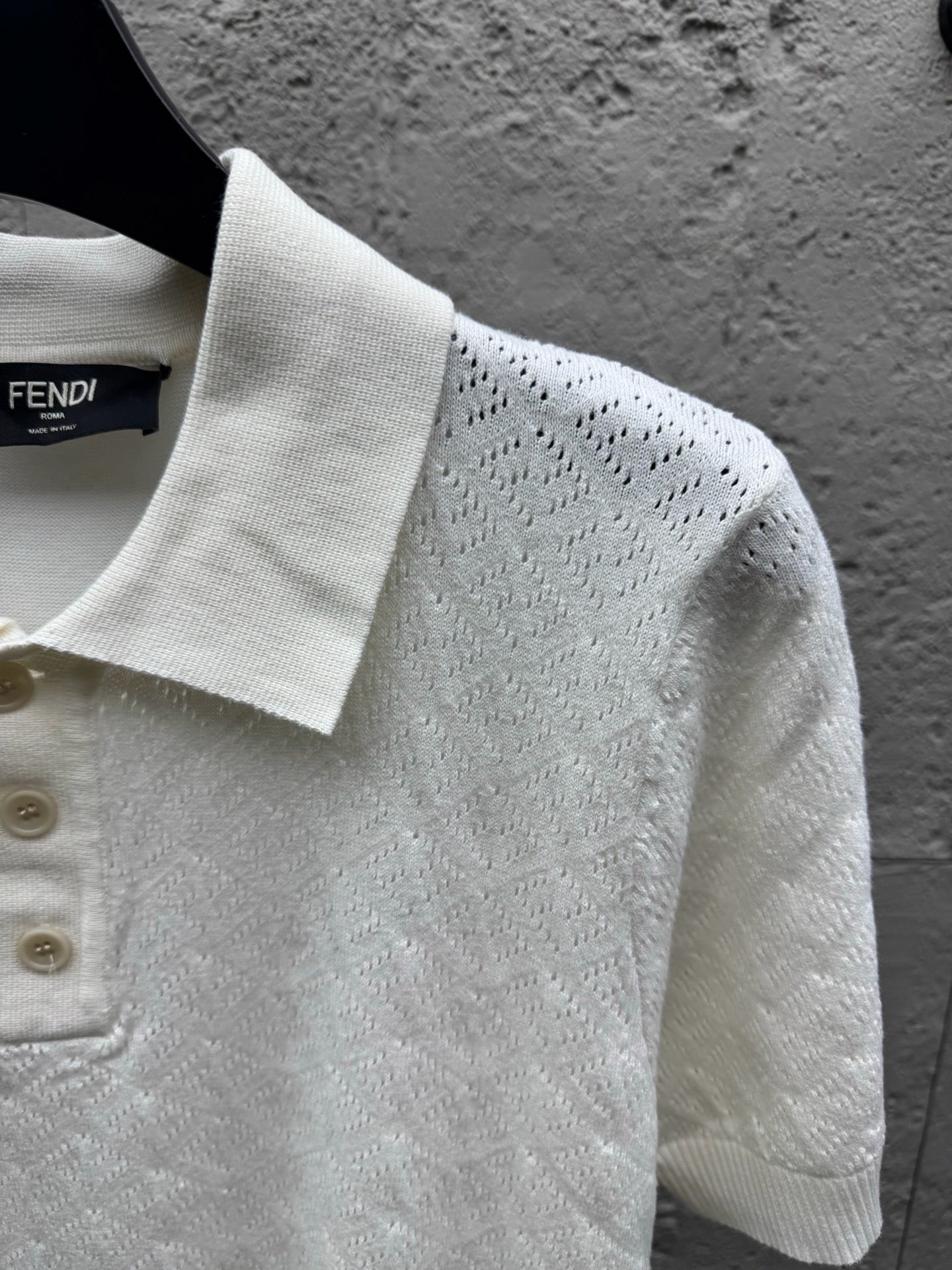 White and Blue Polo