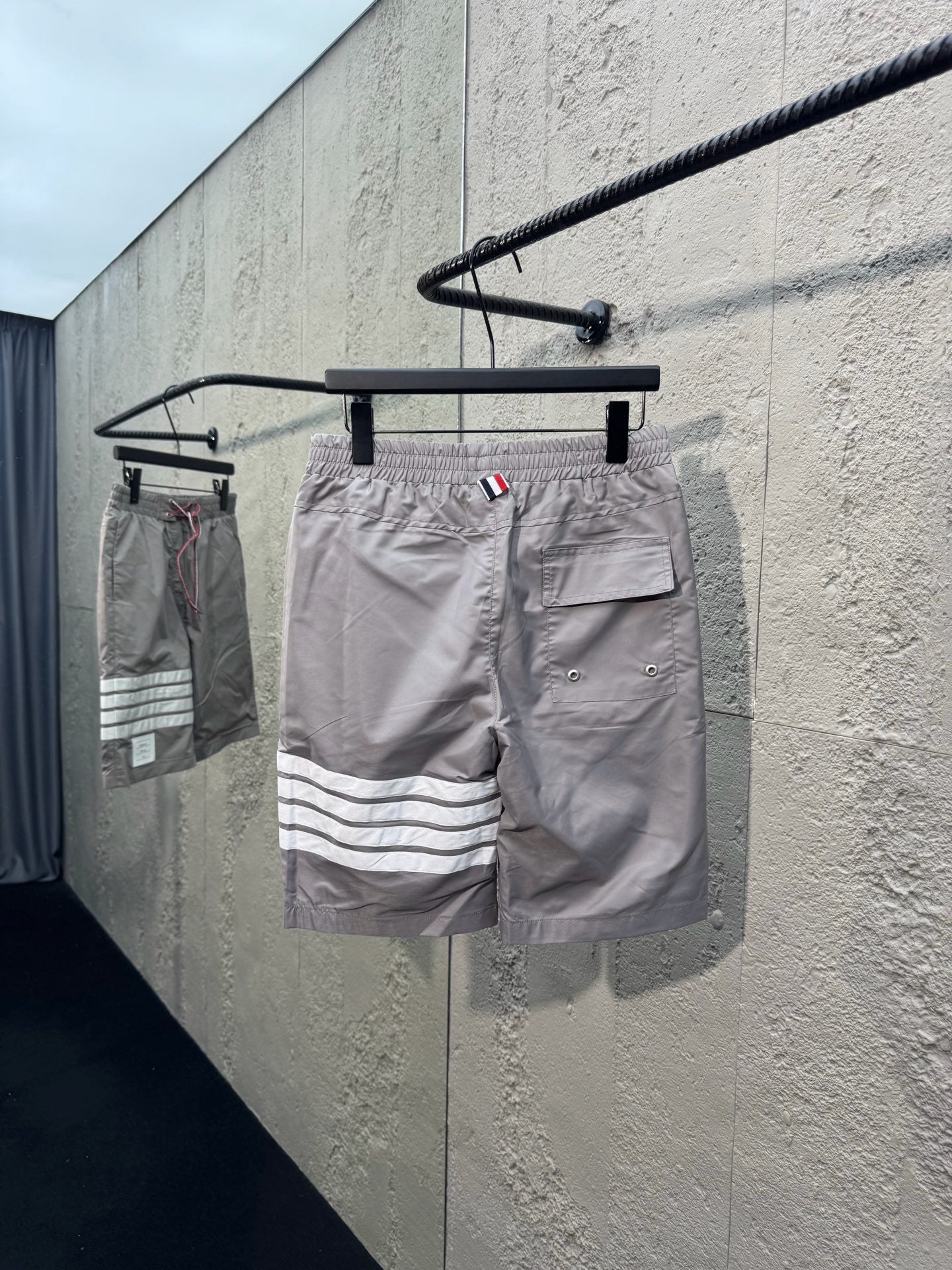 Blue and Grey Short