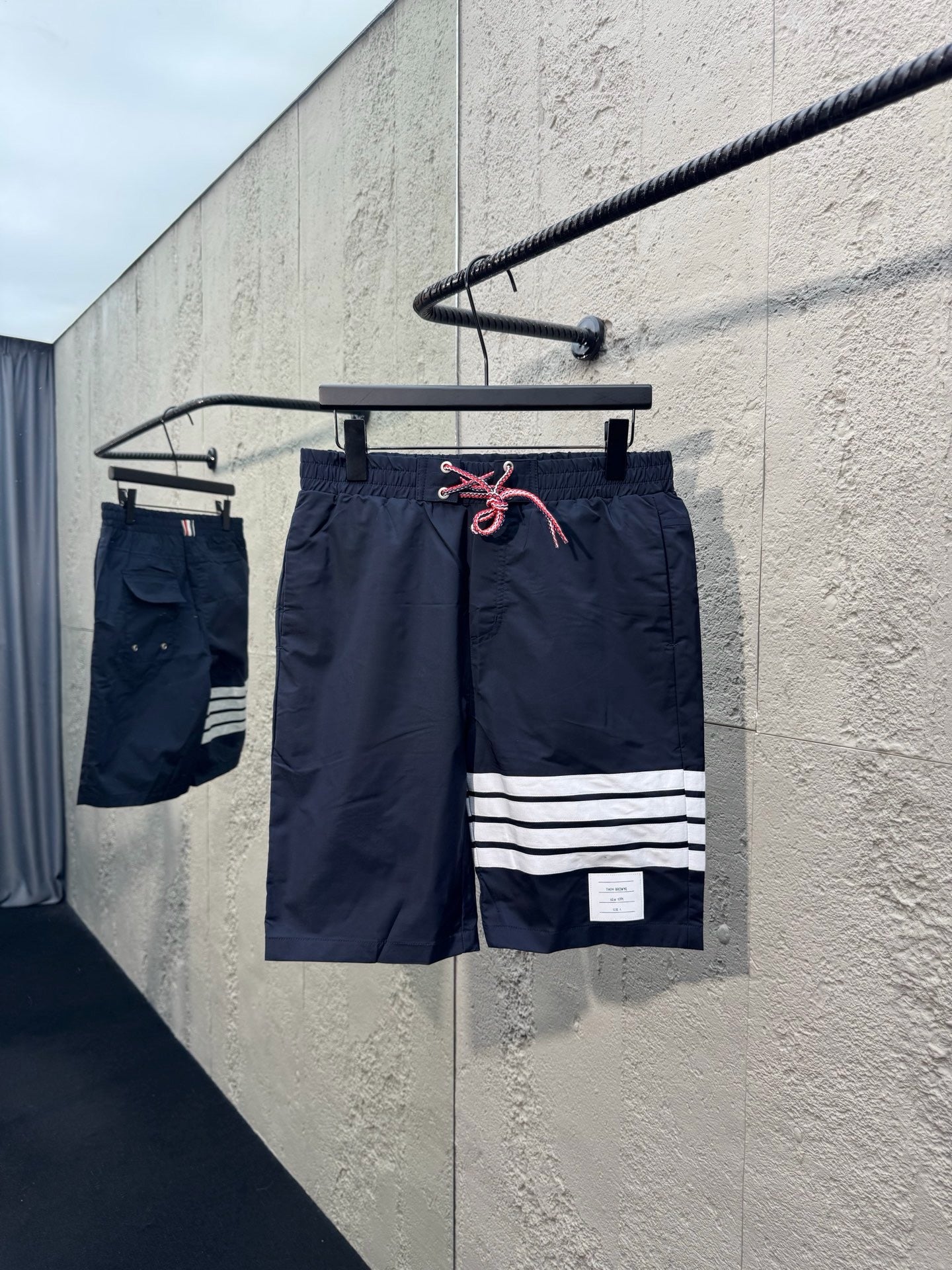 Blue and Grey Short