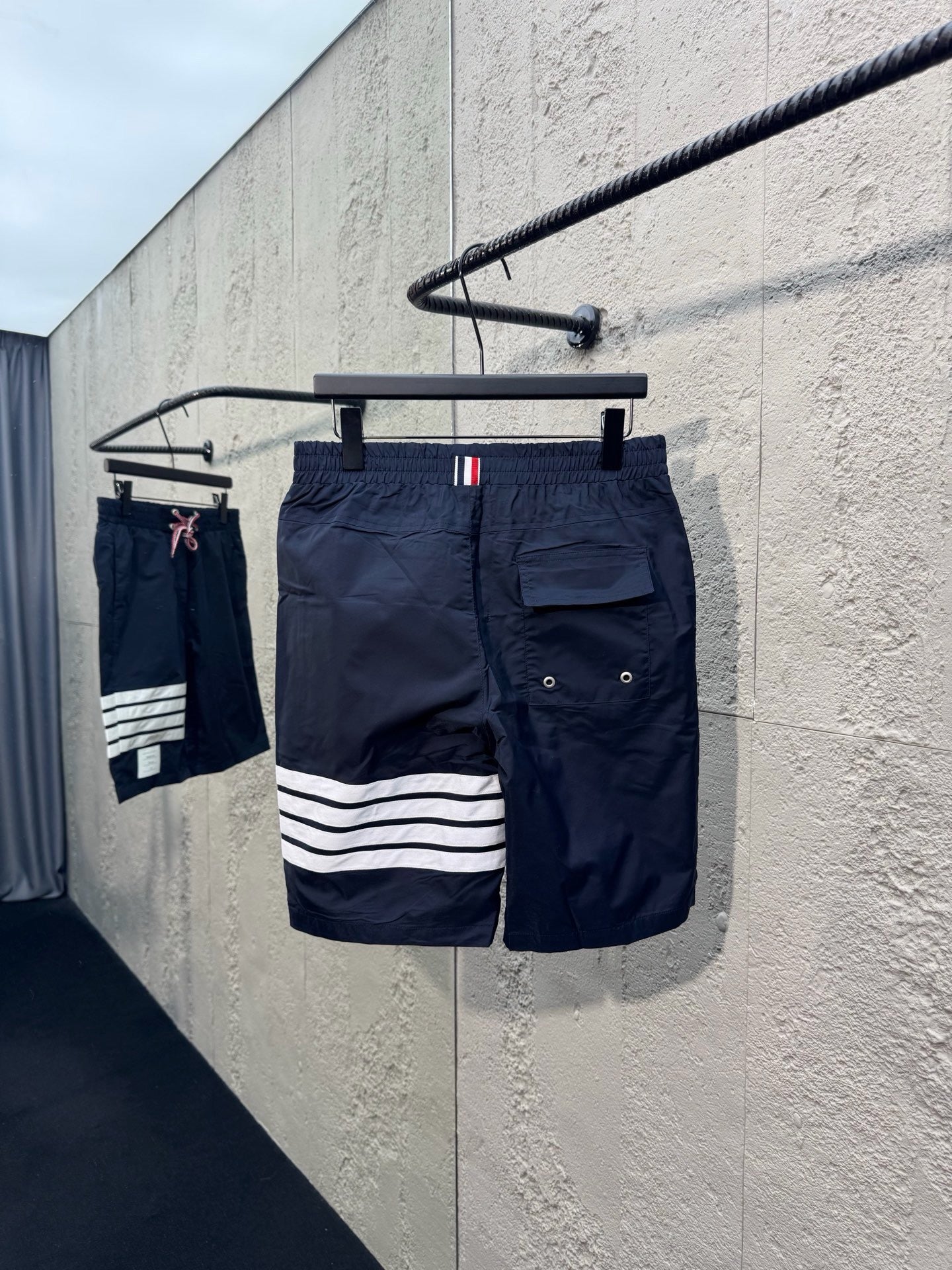 Blue and Grey Short