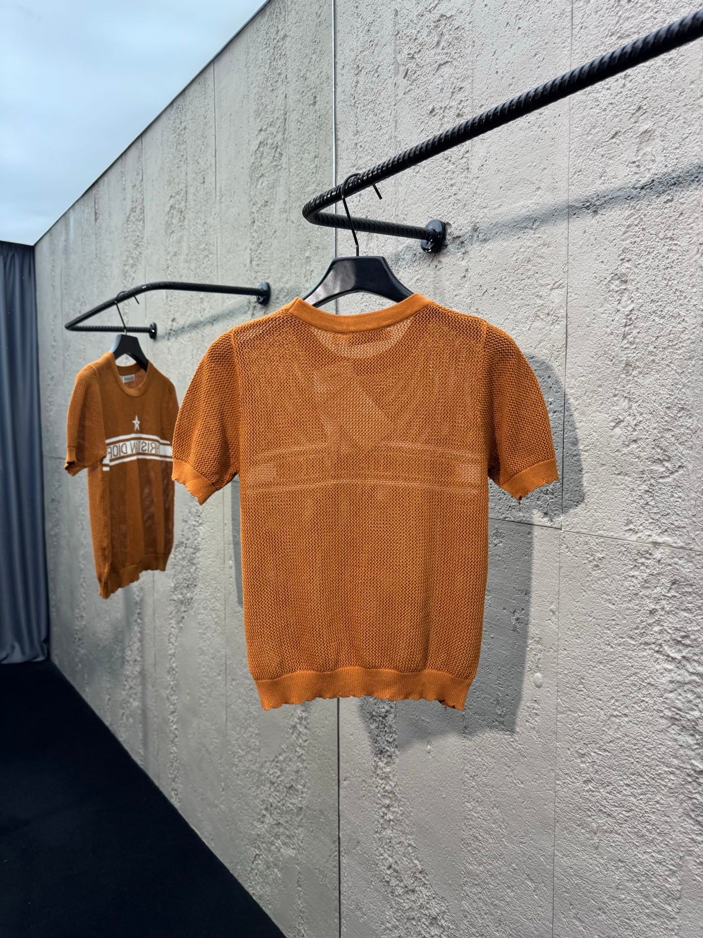 Brown and White T-shirt
