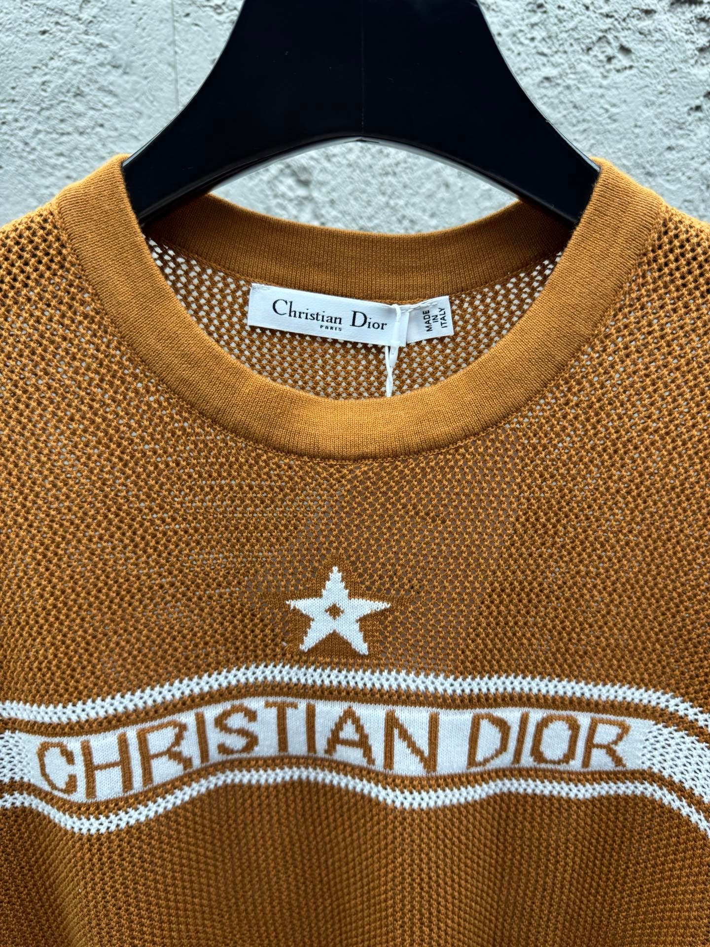 Brown and White T-shirt