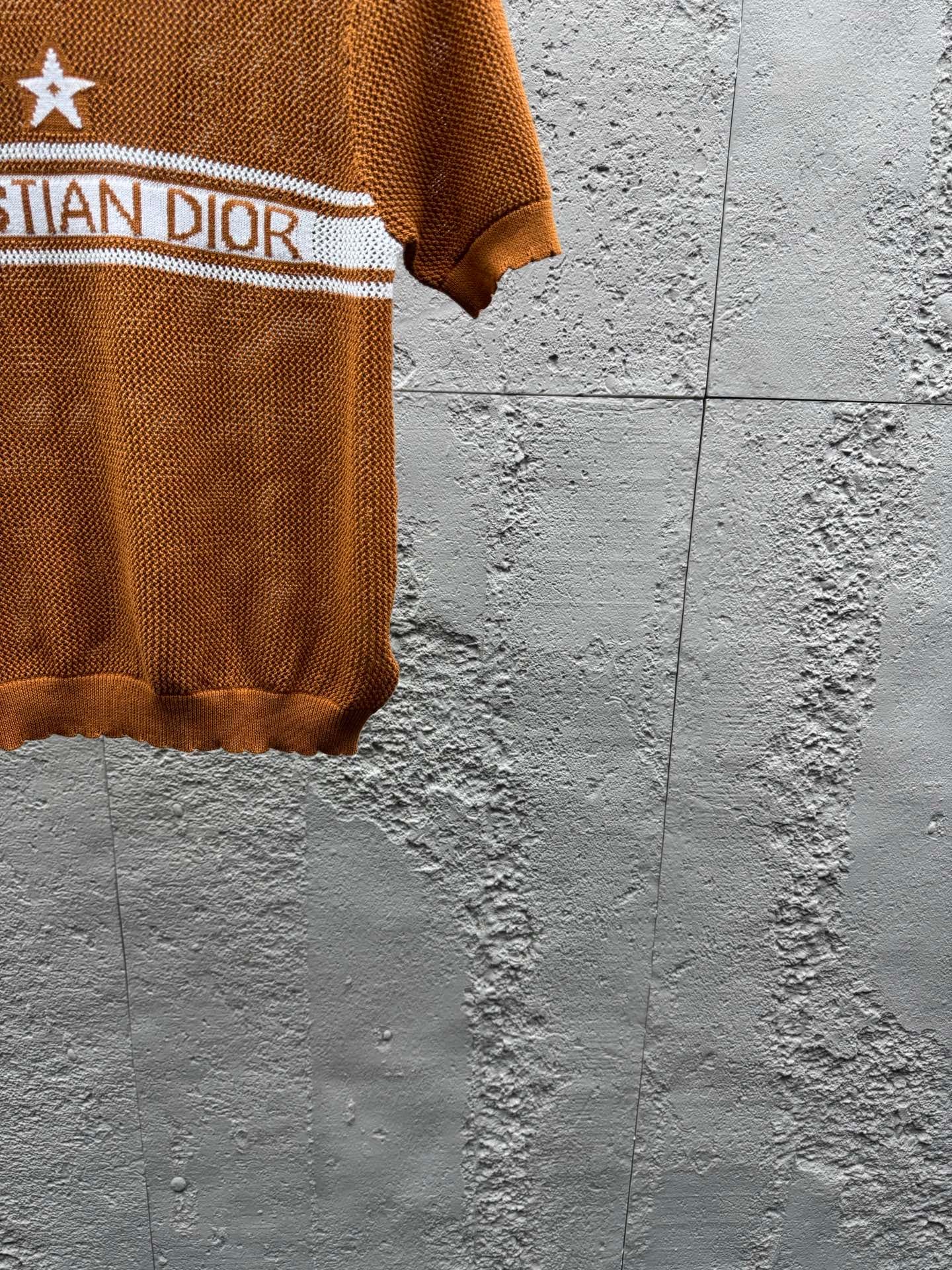 Brown and White T-shirt