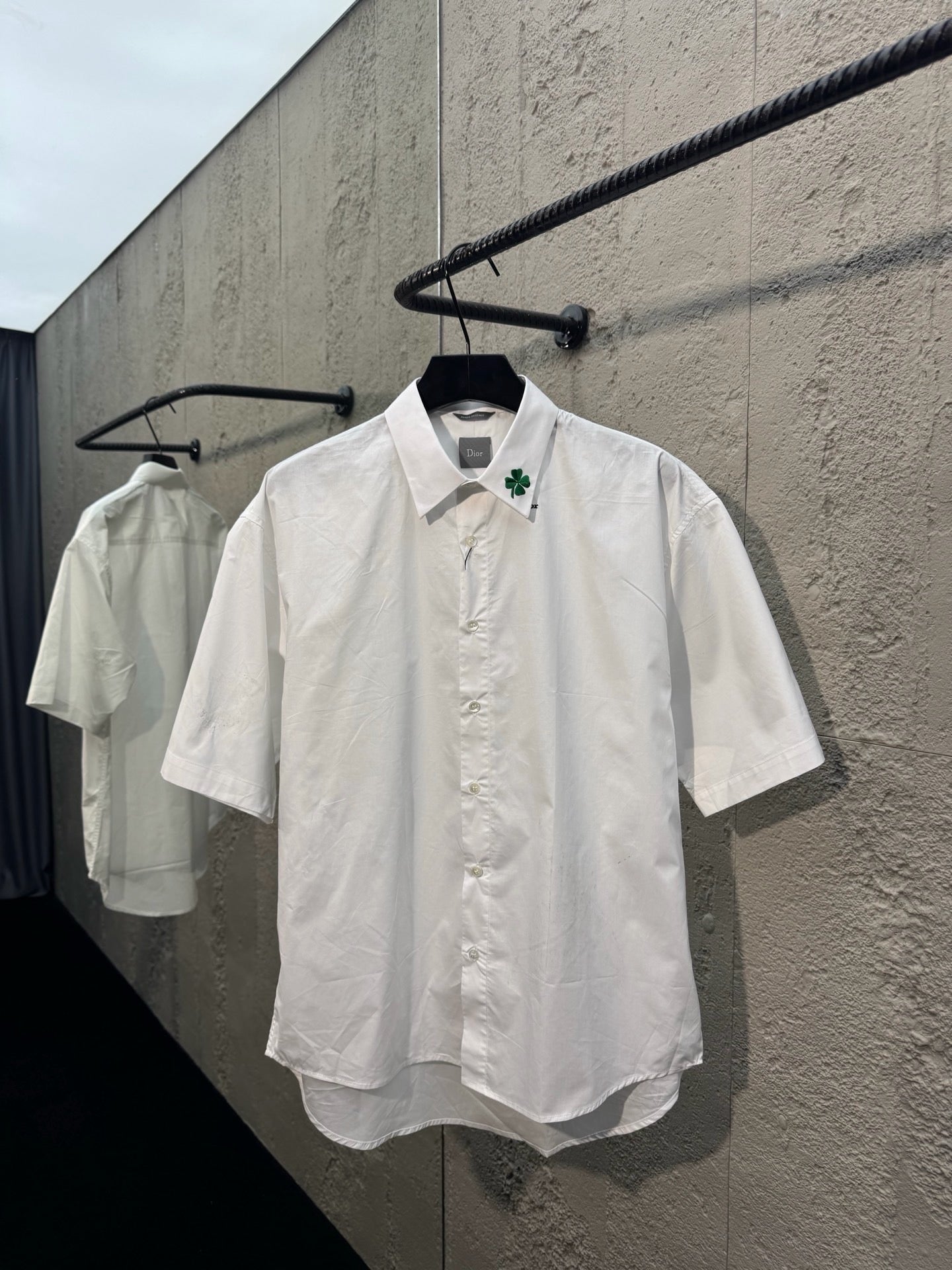White and Blue Shirt