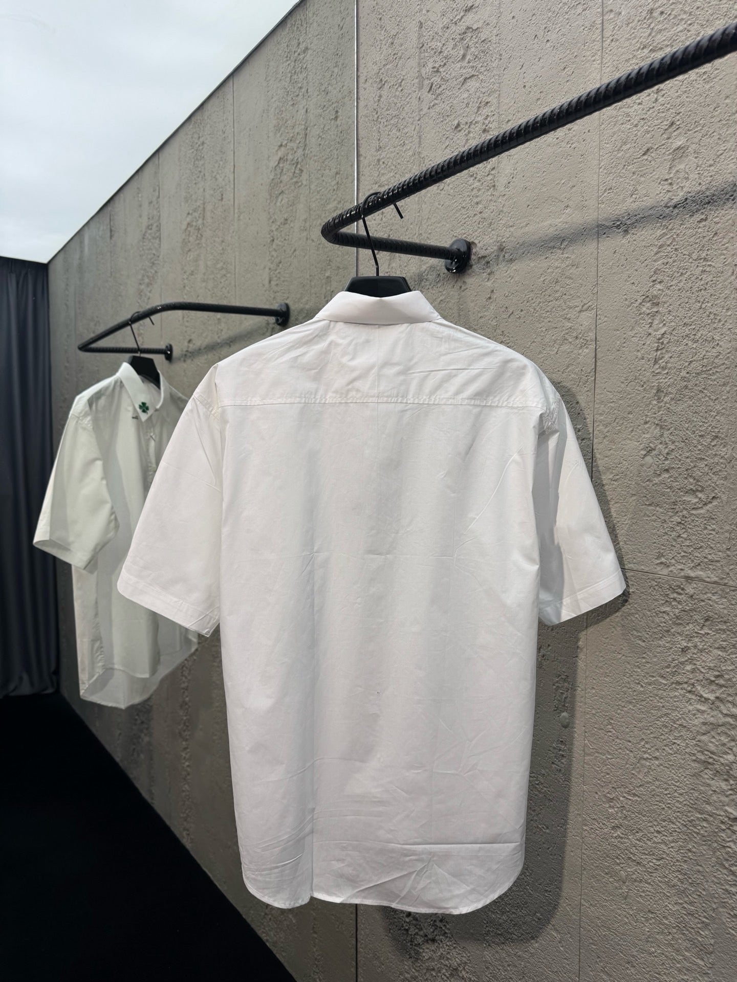 White and Blue Shirt