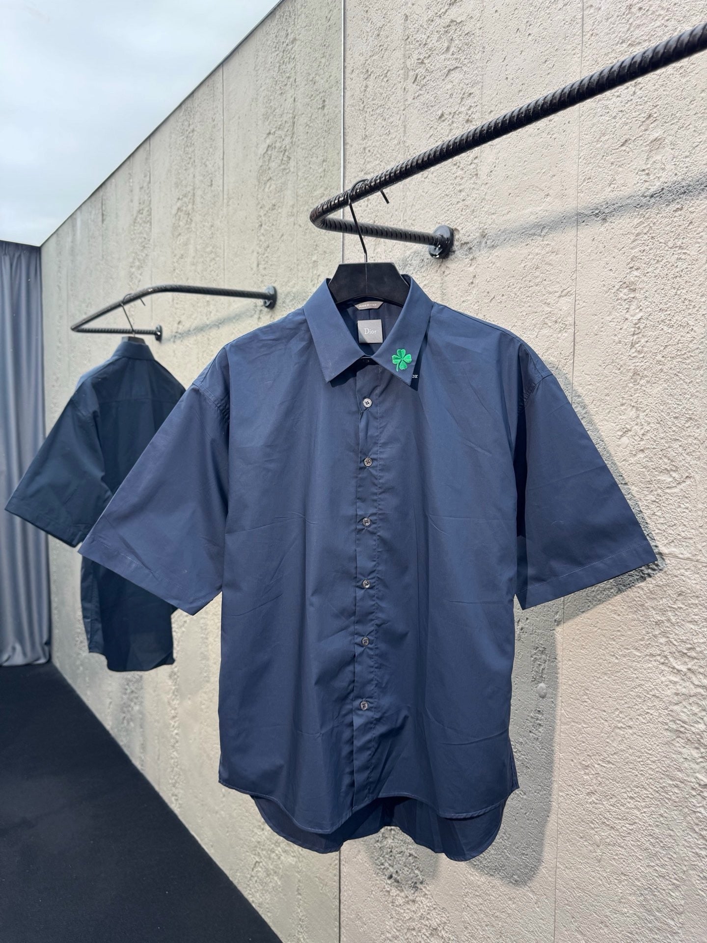 White and Blue Shirt