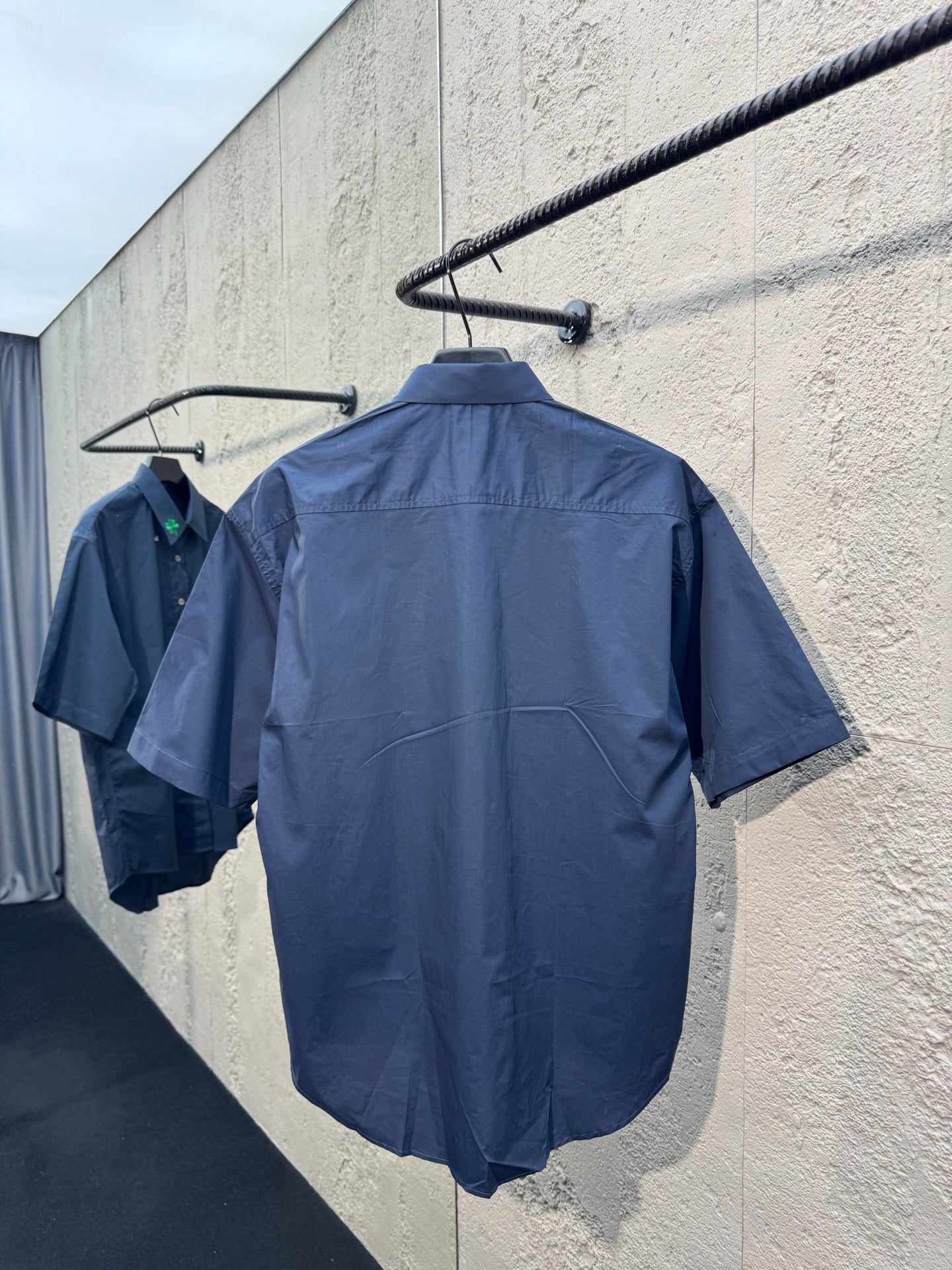 White and Blue Shirt