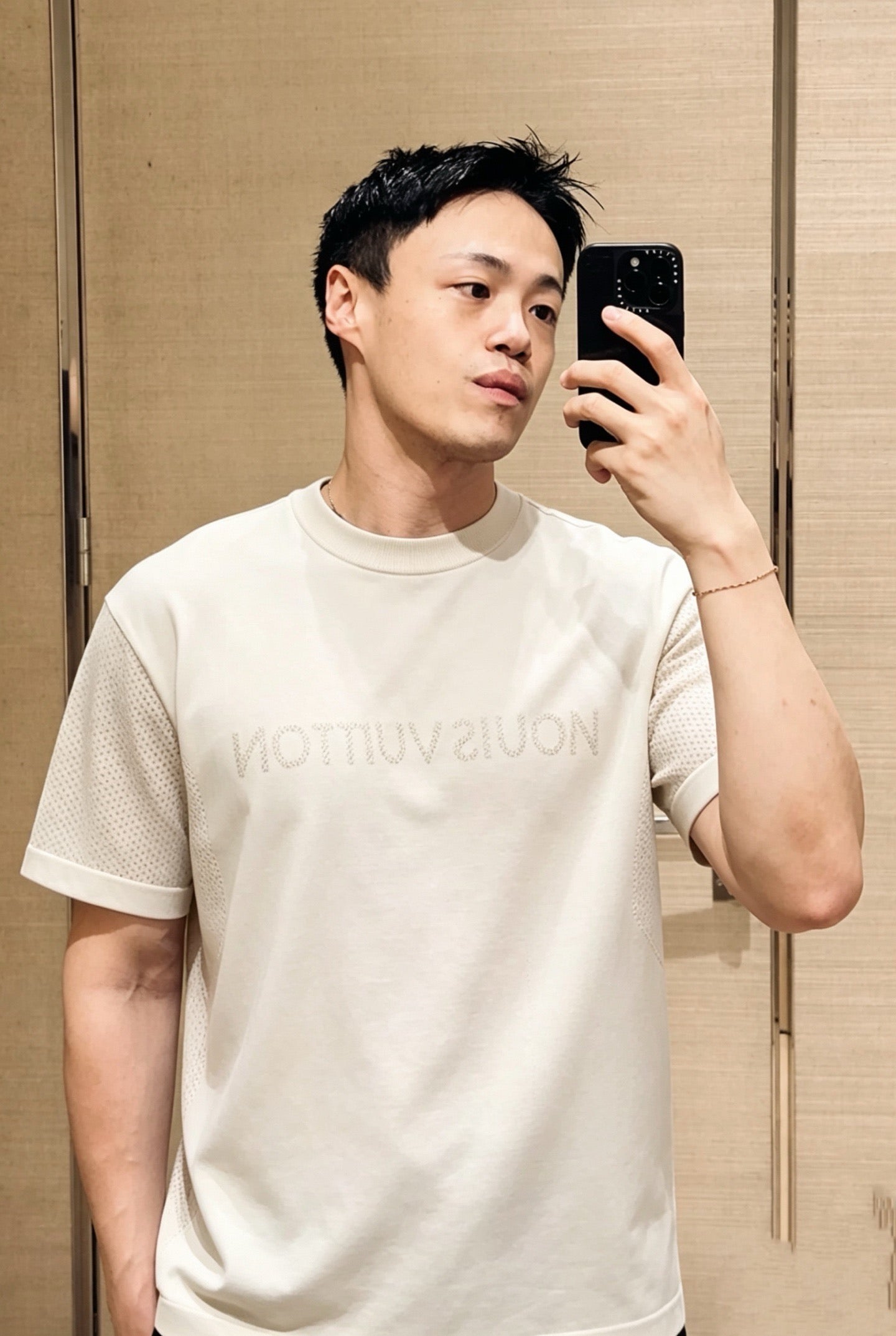 Blue and White T-shirt