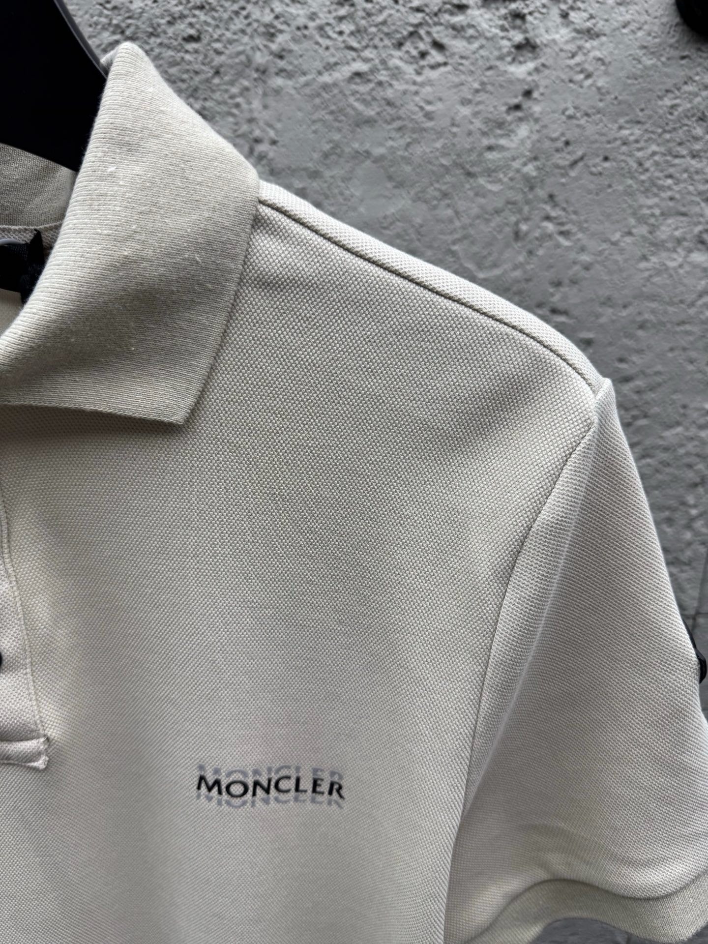 Black and Off- White Polo