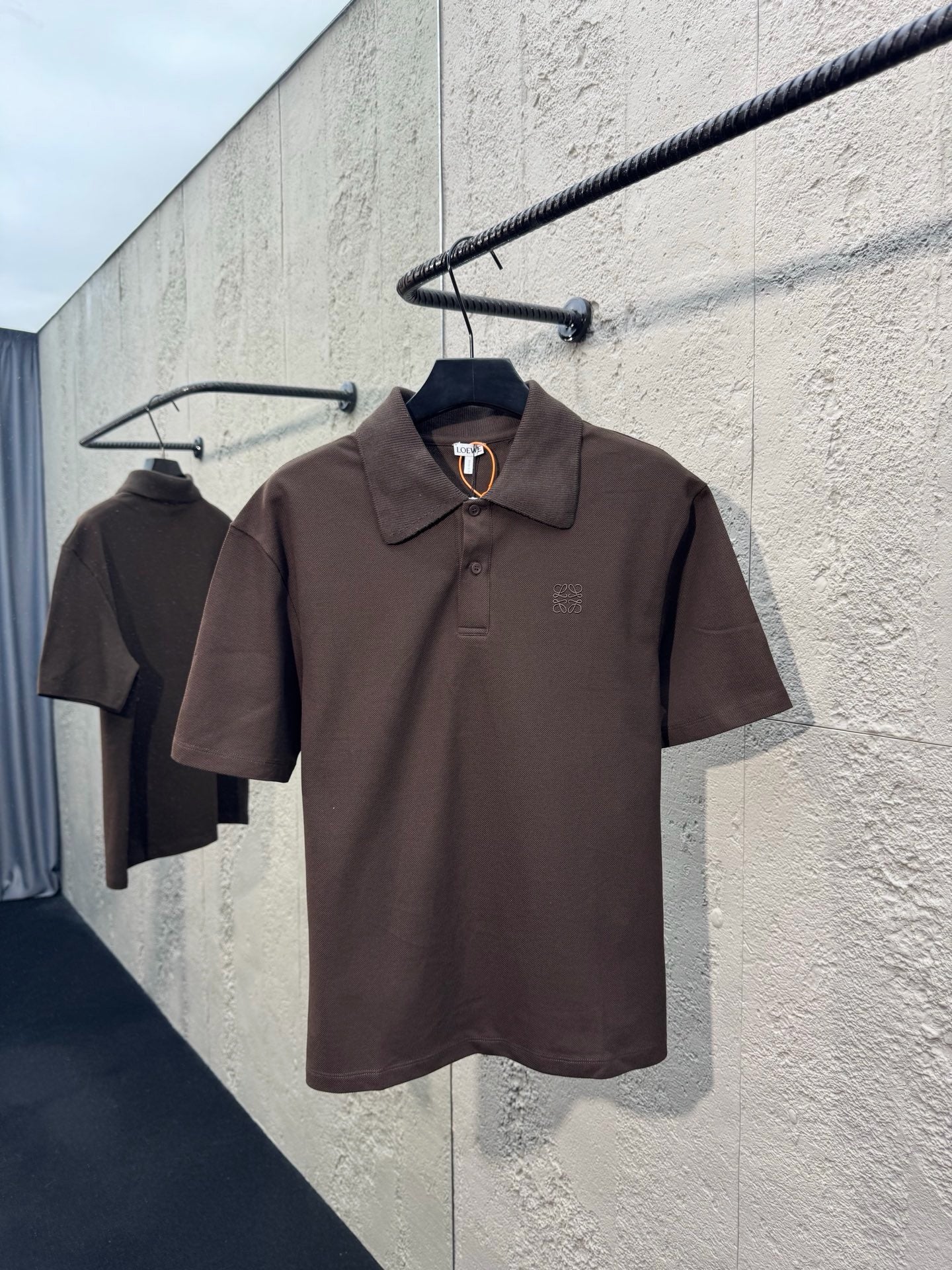 Brown and Blue Polo