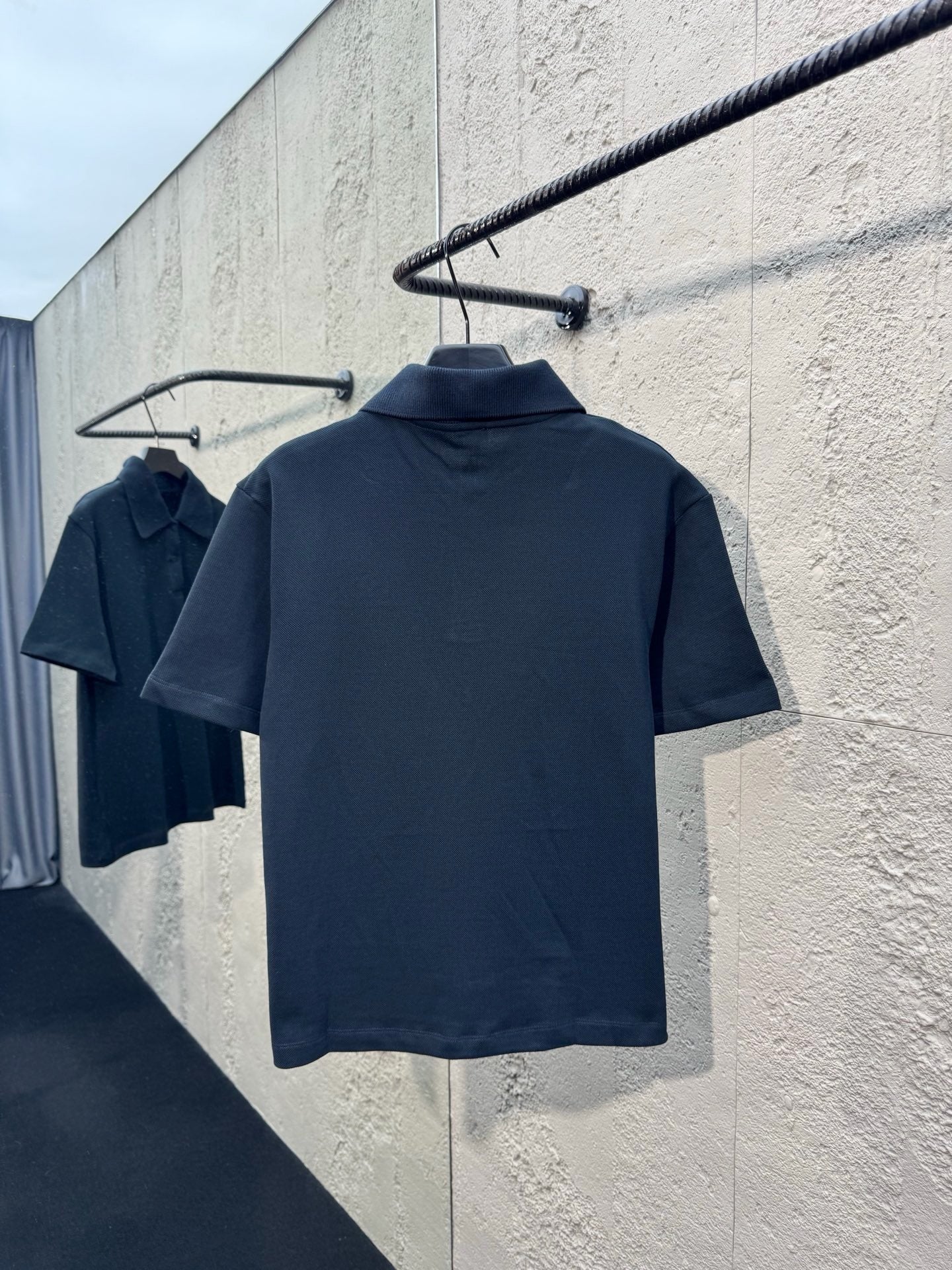 Brown and Blue Polo