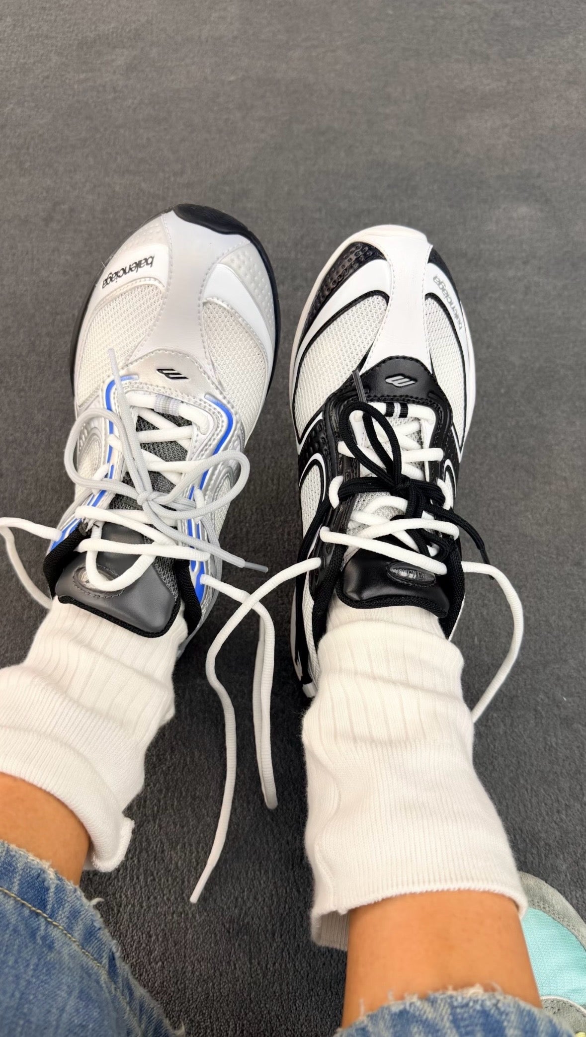 Black white Shoes