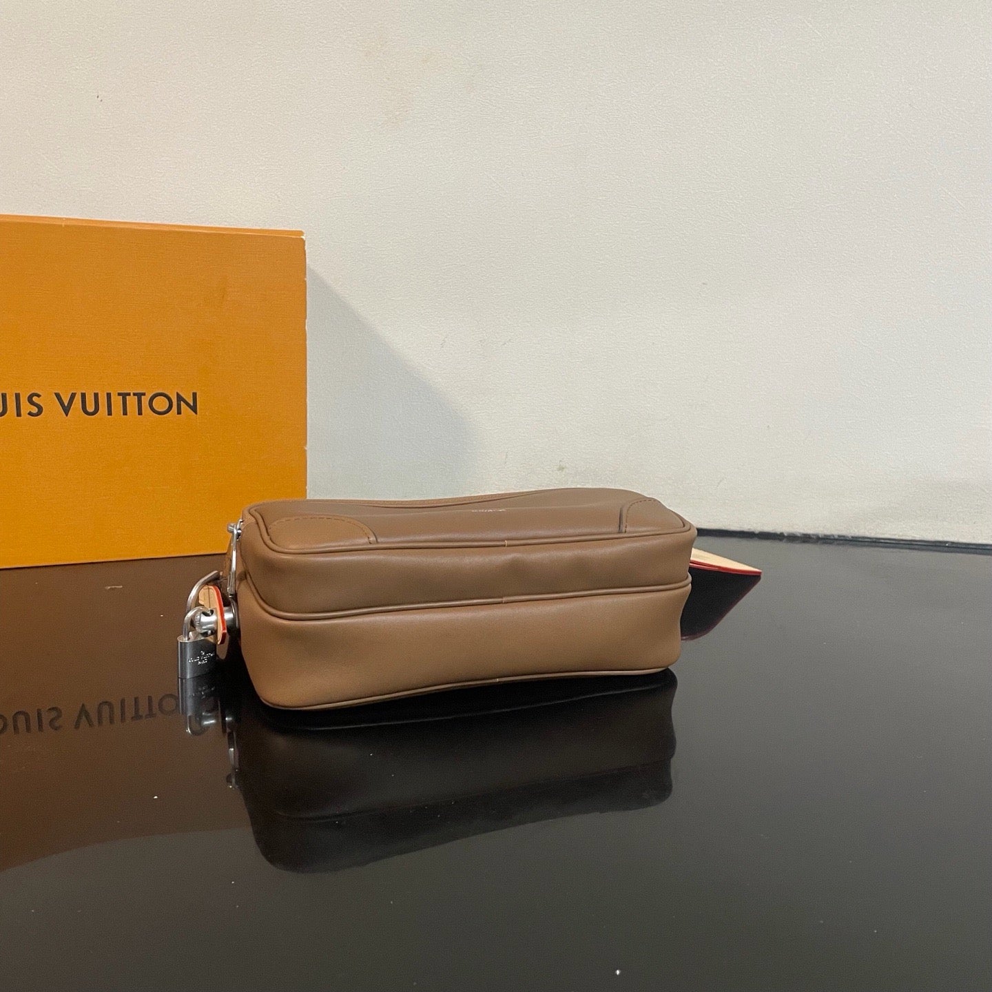 Brown and Black Bag