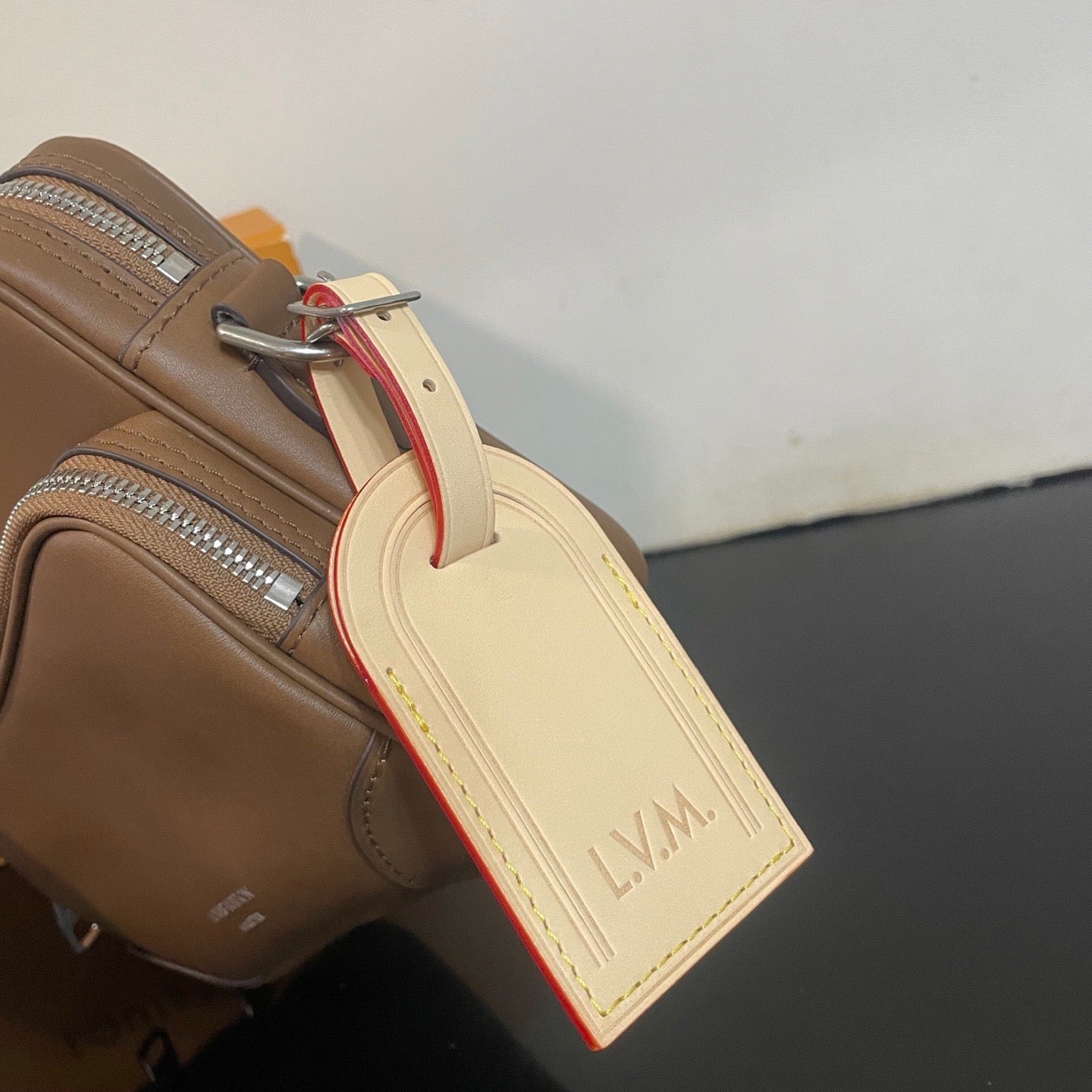 Brown and Black Bag