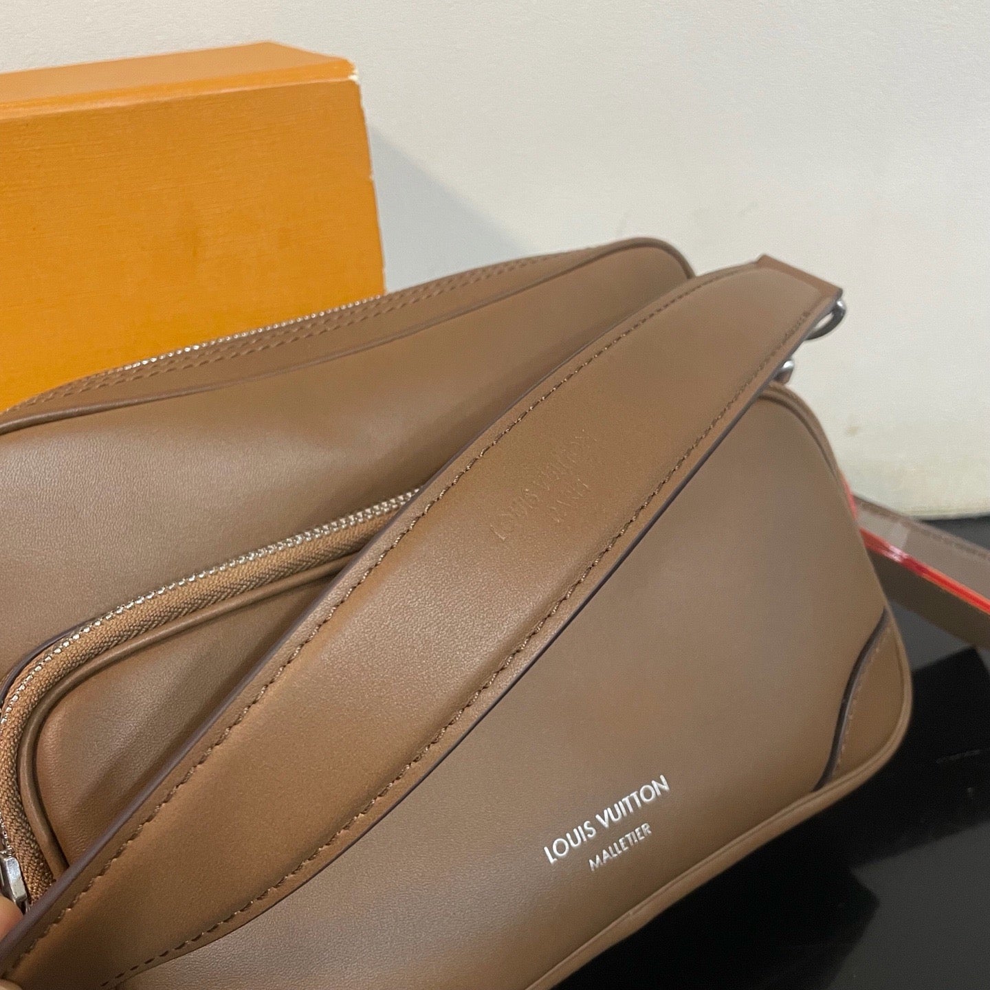 Brown and Black Bag