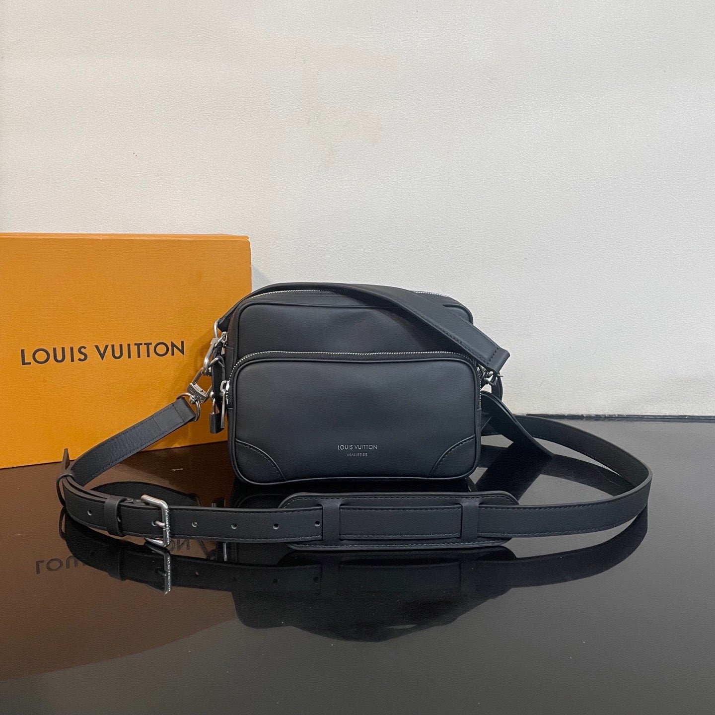 Brown and Black Bag