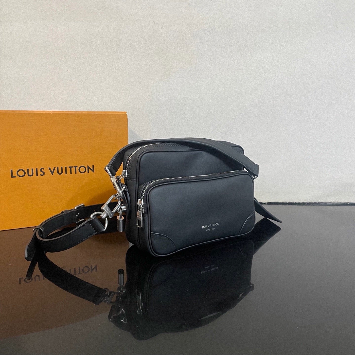 Brown and Black Bag