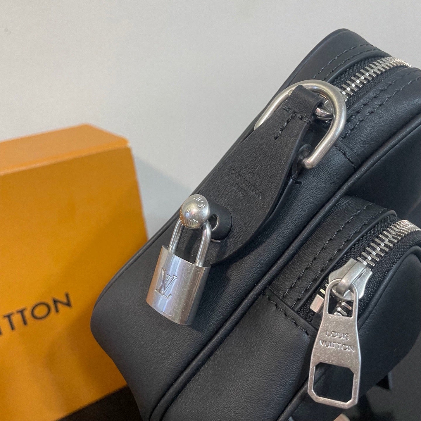 Brown and Black Bag