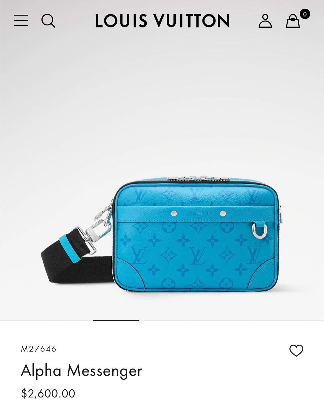 Sky blue Bag