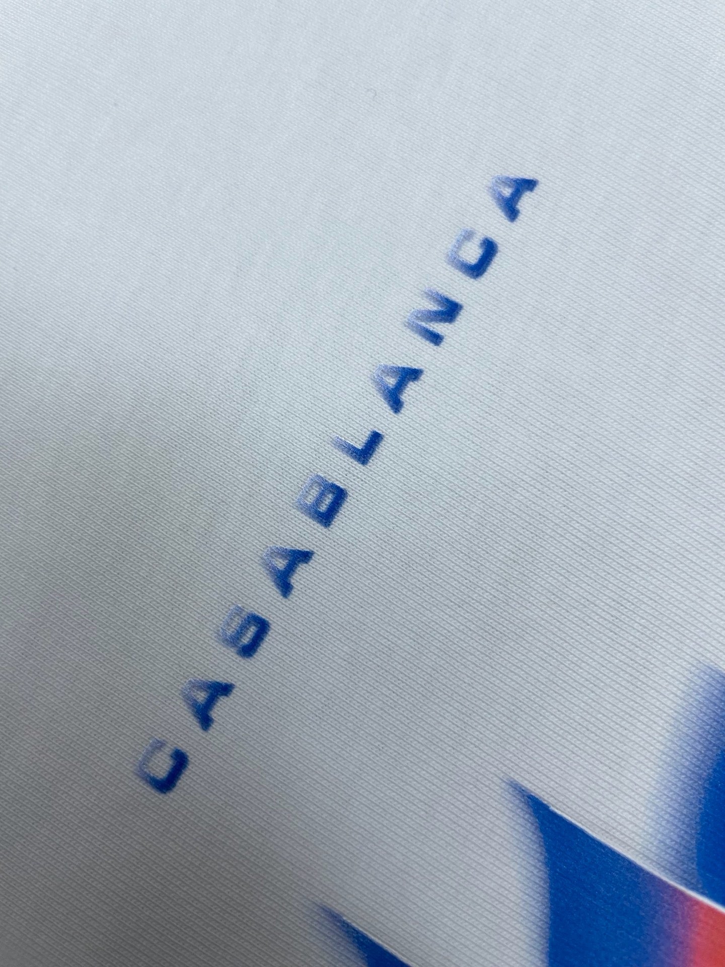 White and Blue T-Shirt - FashionHype.xyz
