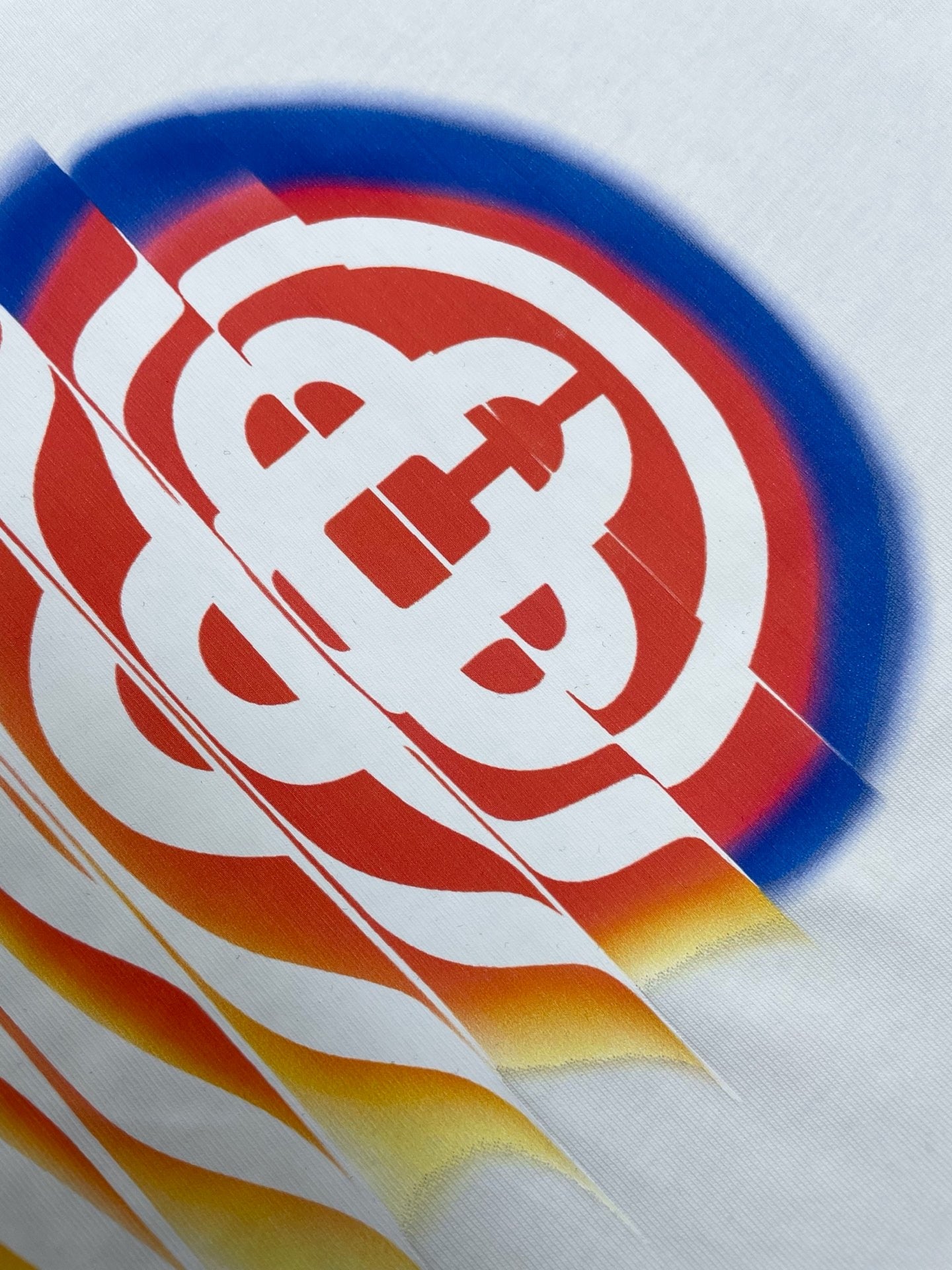 White and Blue T-Shirt - FashionHype.xyz