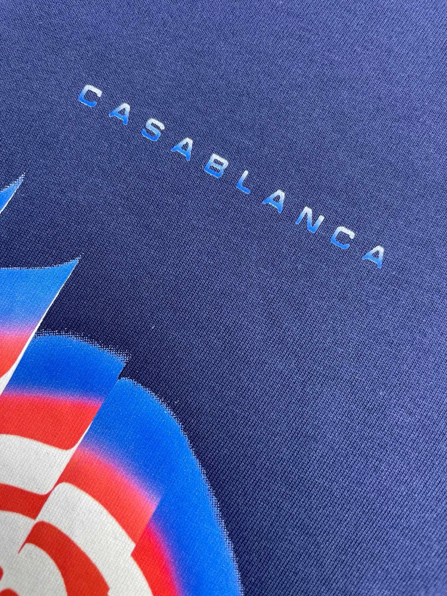 White and Blue T-Shirt - FashionHype.xyz