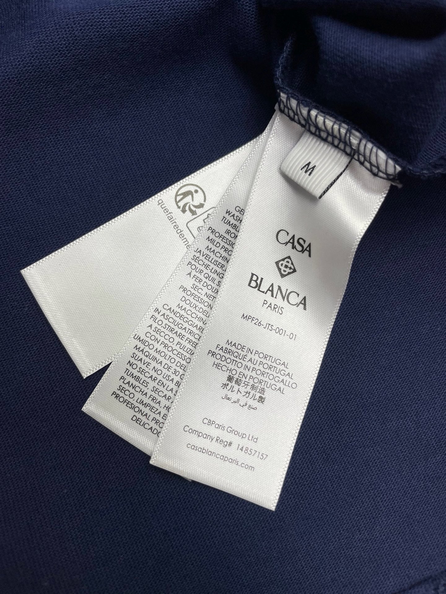 White and Blue T-Shirt - FashionHype.xyz