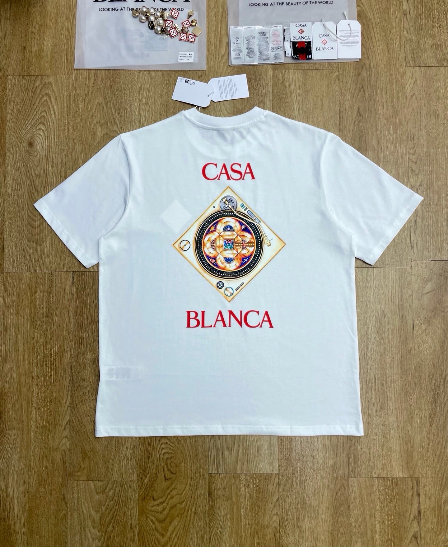 White and Dark green T-Shirt - FashionHype.xyz