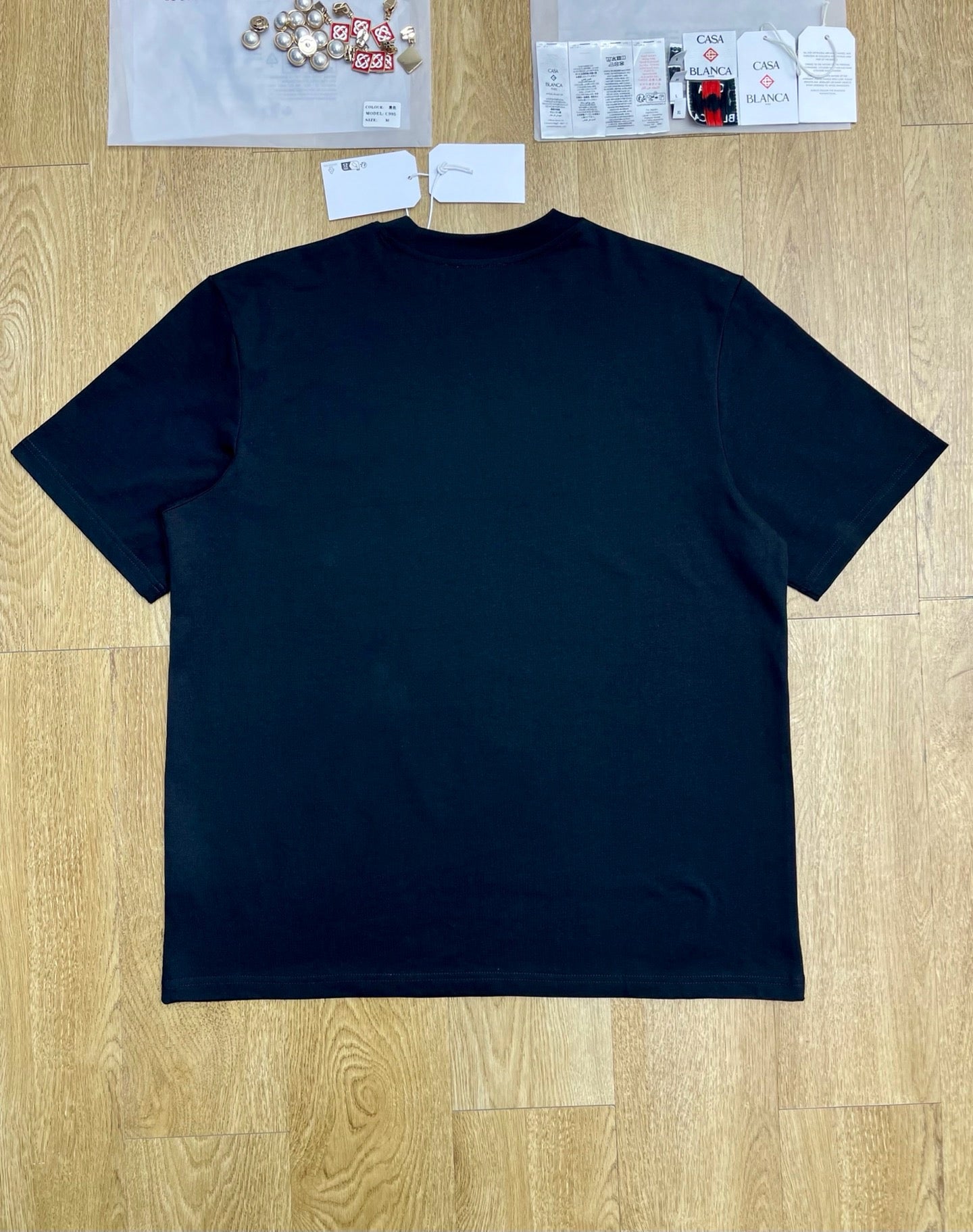 Black, Grey, White, Sky blue and Blue T-Shirt