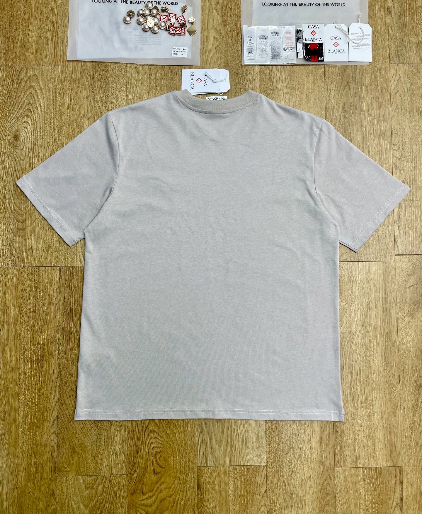 Black, Grey, White, Sky blue and Blue T-Shirt