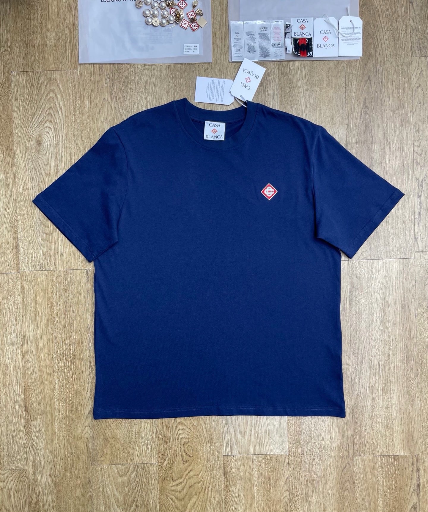 Black, Grey, White, Sky blue and Blue T-Shirt