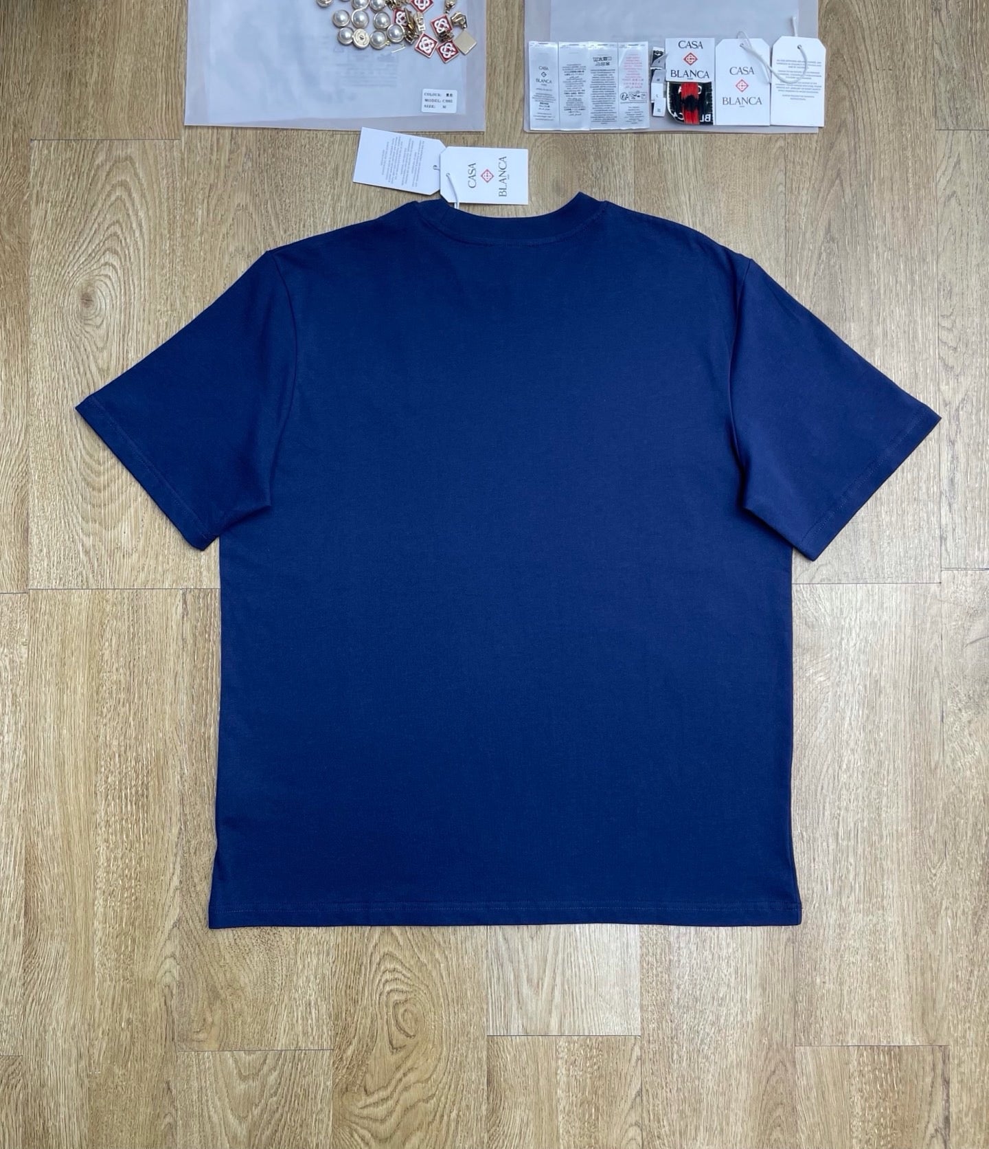 Black, Grey, White, Sky blue and Blue T-Shirt