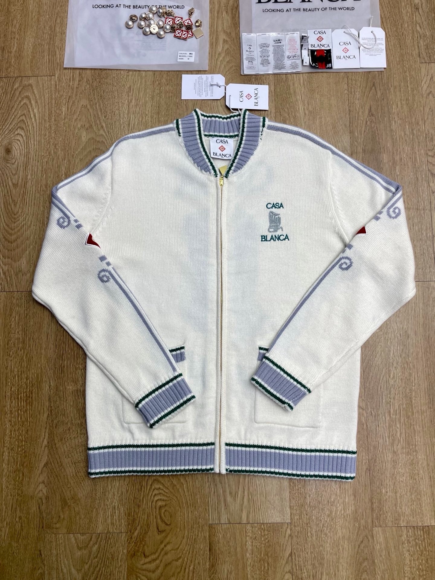 White grey Jacket