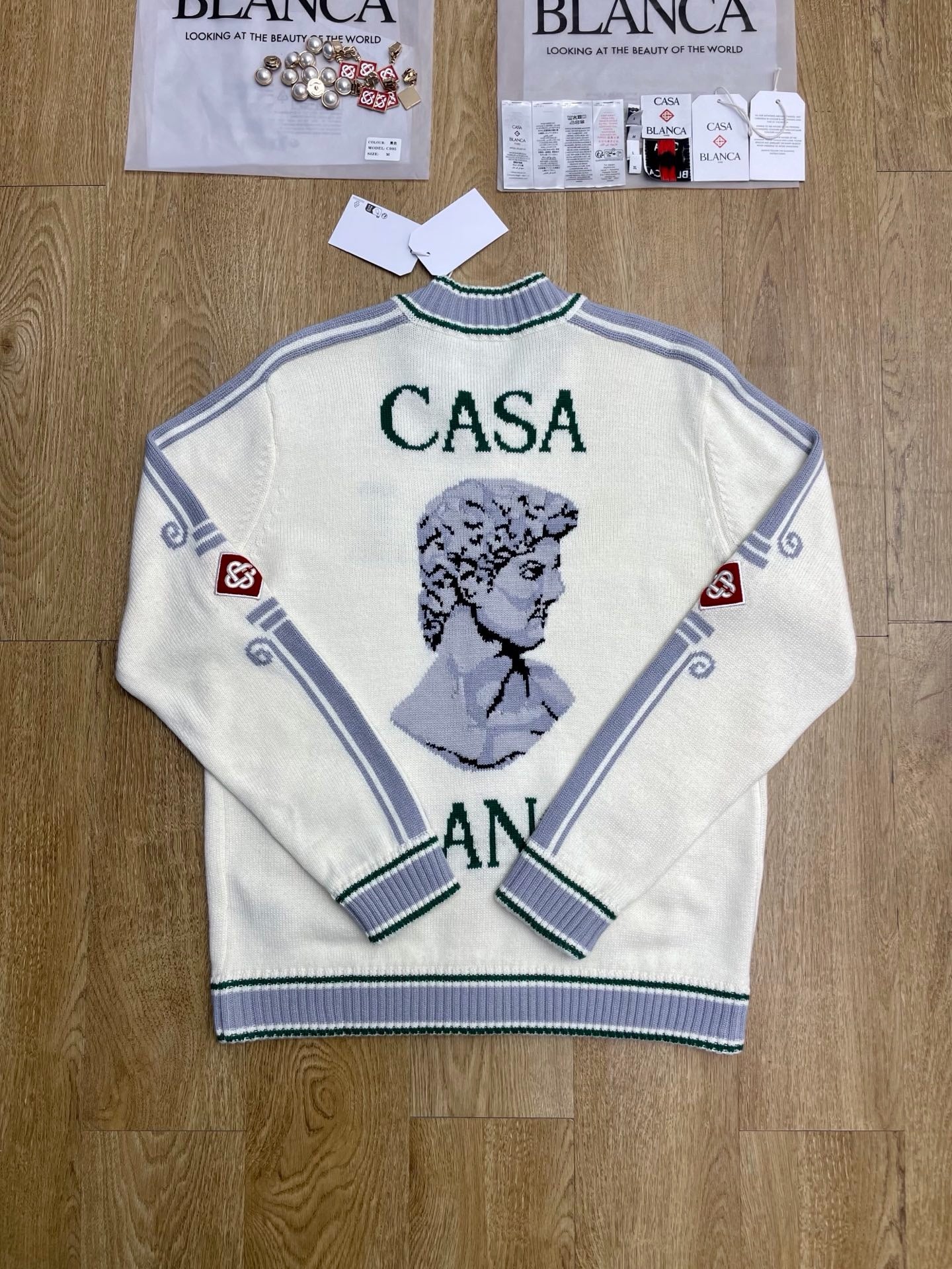 White grey Jacket