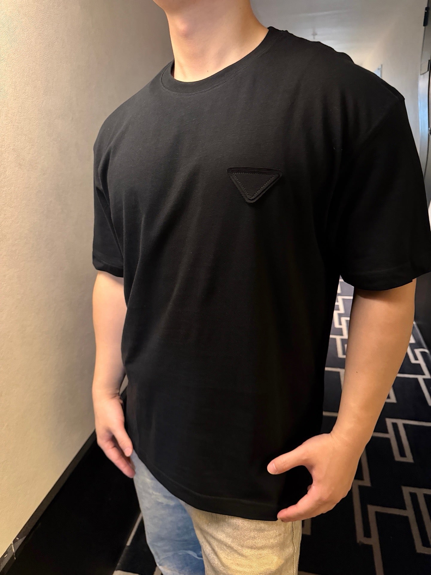 Black, White and Blue T-Shirt
