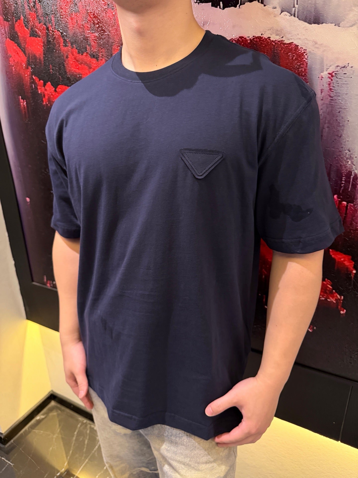 Black, White and Blue T-Shirt