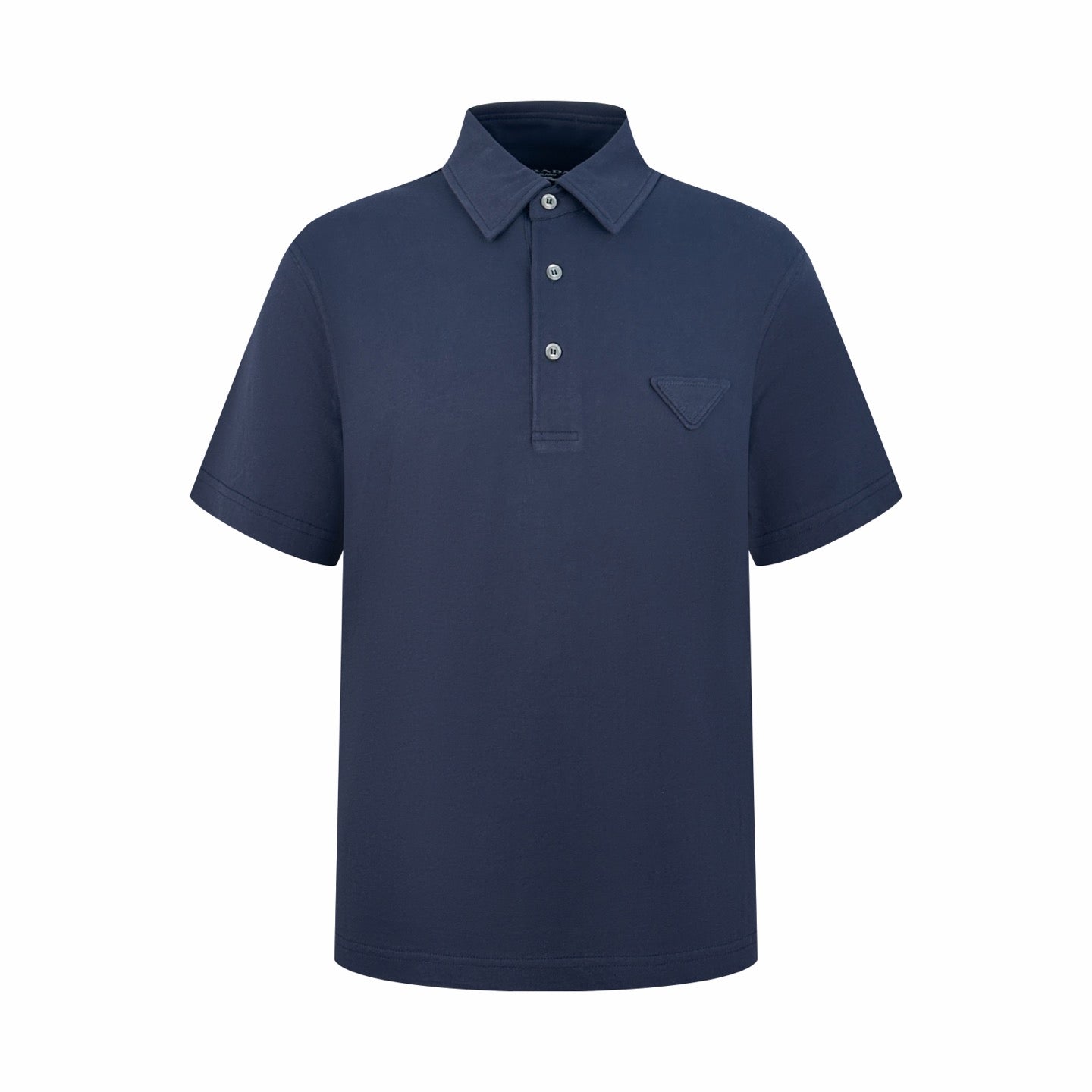 Blue, White and Black Polo