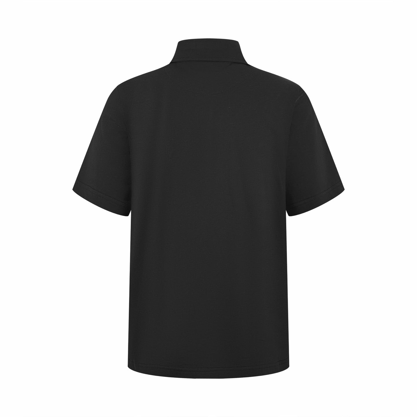 Blue, White and Black Polo