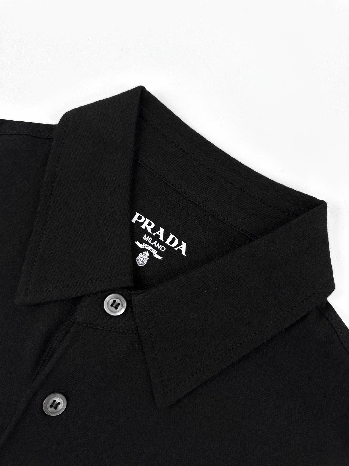 Blue, White and Black Polo