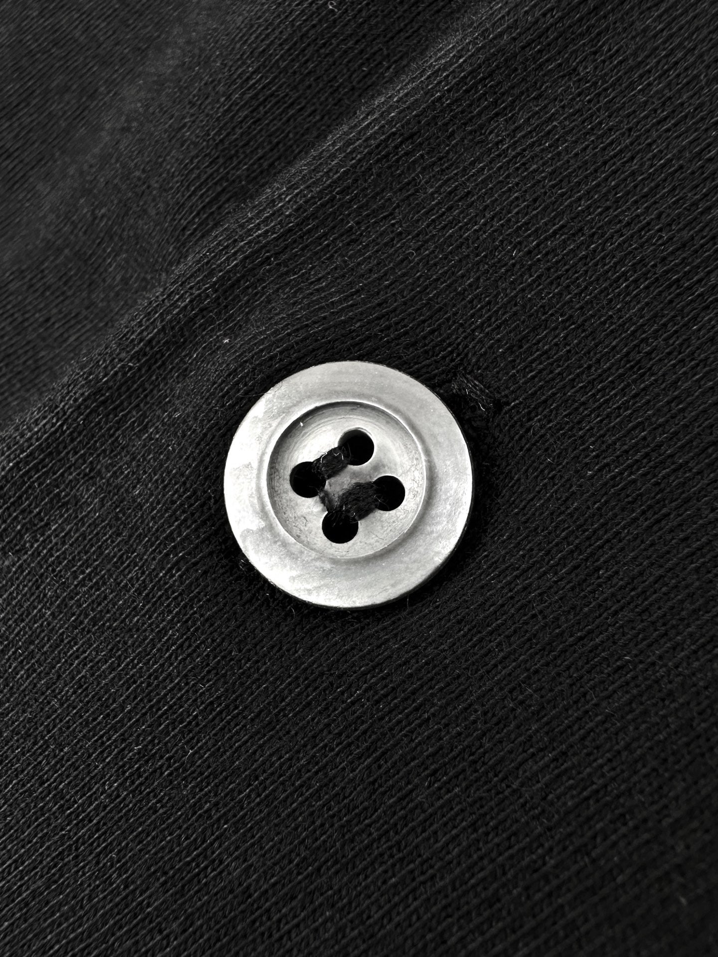 Blue, White and Black Polo
