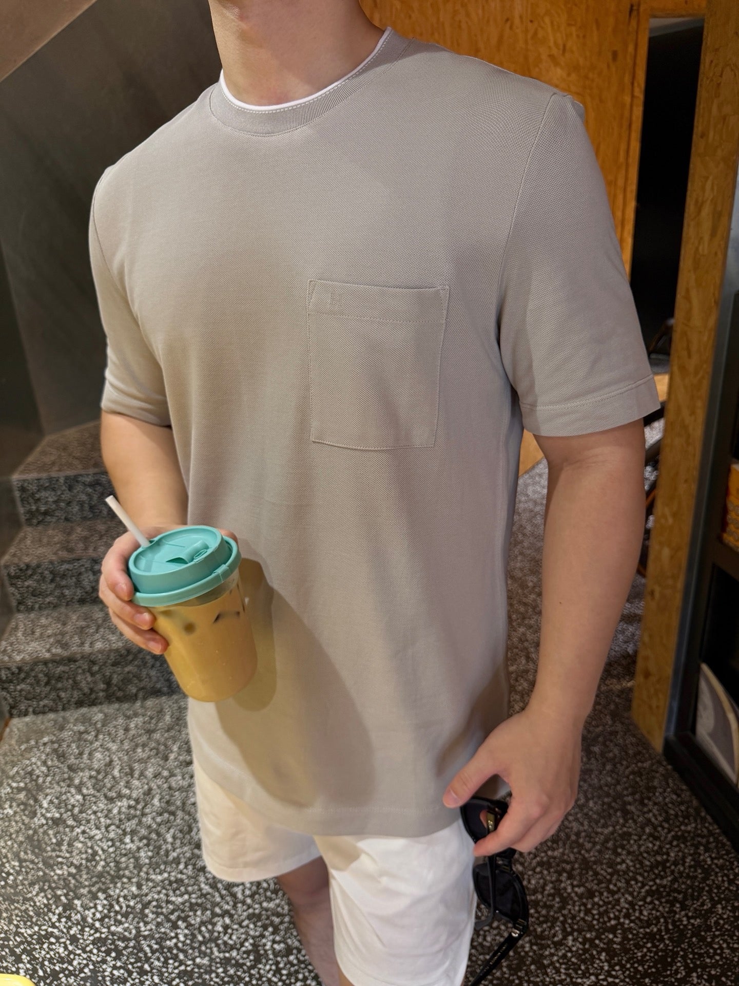 Grey and Brown T-Shirt