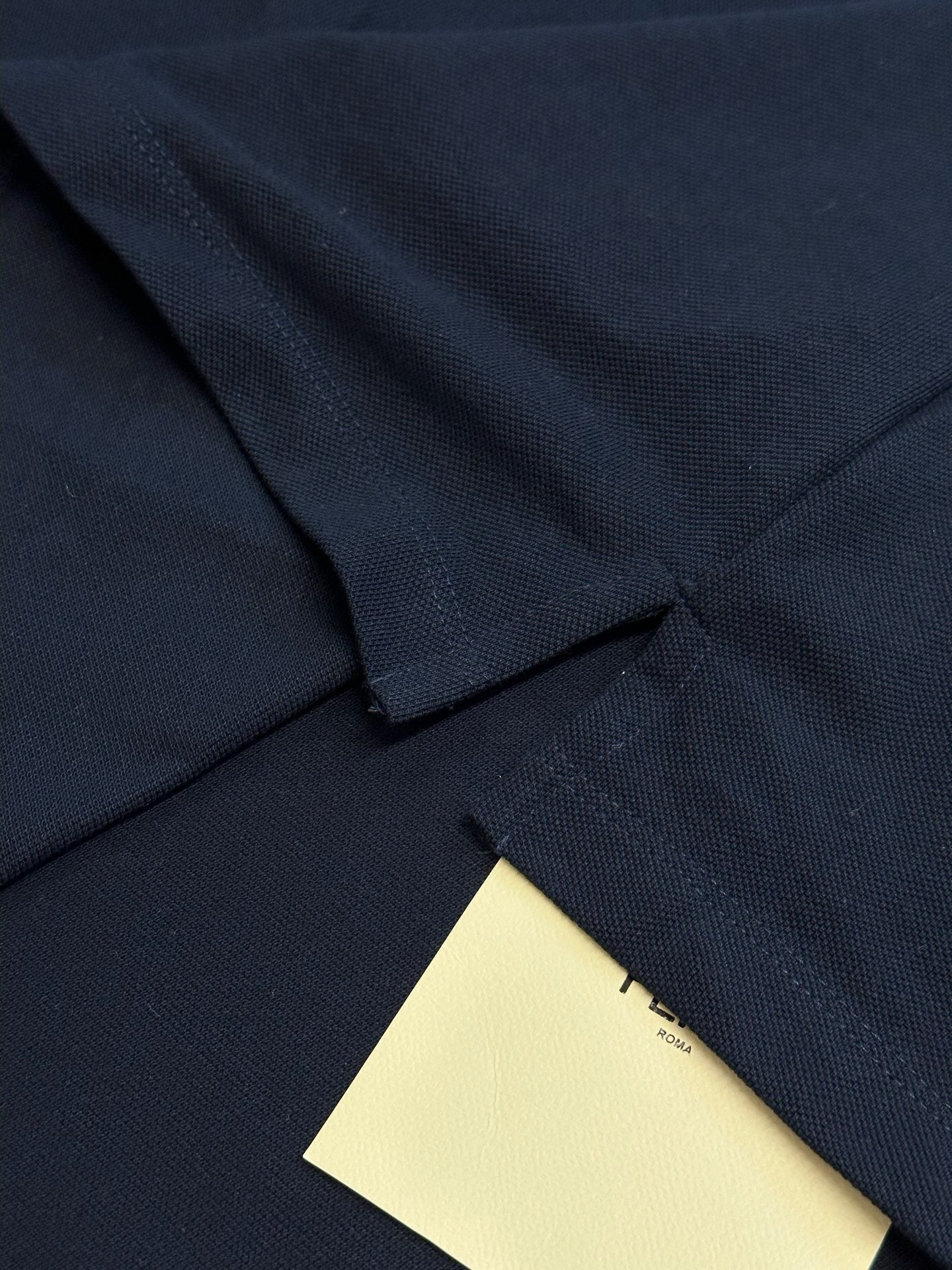 White and Dark blue Polo