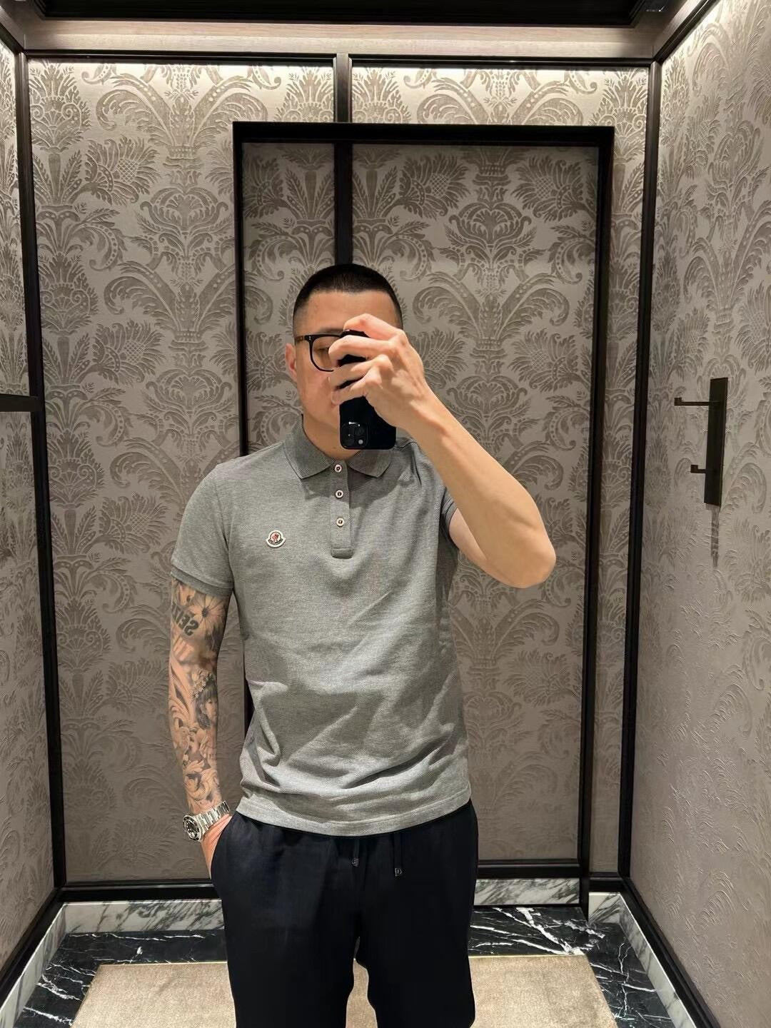 Black and Grey Polo