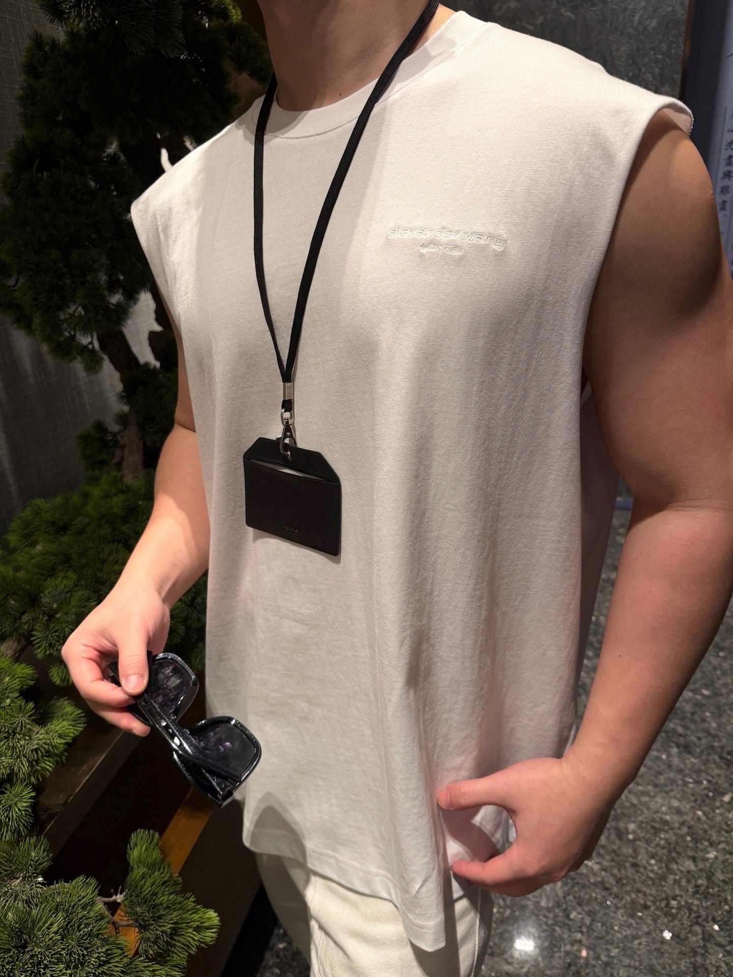 Black and White Vest